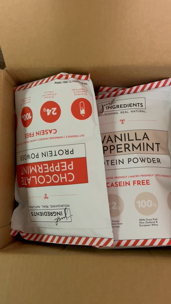 Where are my Just Ingredients lovers at?! Look what’s here? Are you most excited for Chocolate Peppermint or Vanilla Peppermint?! OR BOTH?!?!