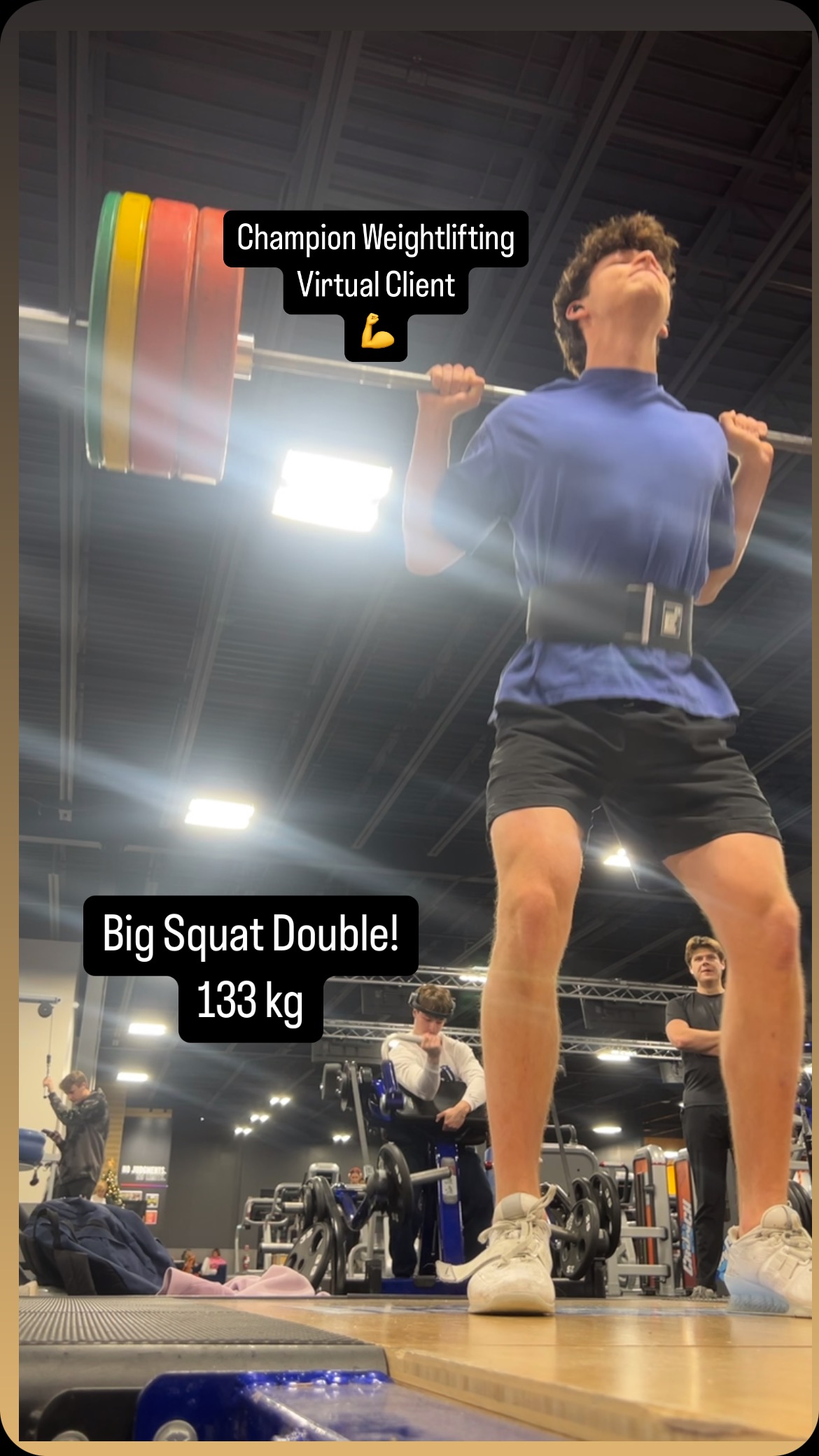 Big squat cycle for Wes! Shooting for a big single at the end of the week. If you want big lifts then big squats definitely help!
Wes is one of Champion Weightlifting’s Virtual Clients, and he has been making great progress in the early stages of his Olympic lifting career!
Keep up the good work!
Stronger Every Day!
@wes.lifts0
.
Anyone interested in Virtual Training shoot is a DM! 💪
Guaranteed results, Developing Champions!
.
.
.
.
.
#champion #weightlifting #usaweightlifting #olympiclifting #kansascity #progress #beastmode #leessummit #usaw #kc #bigsquat #squats #squat #virtualtraining