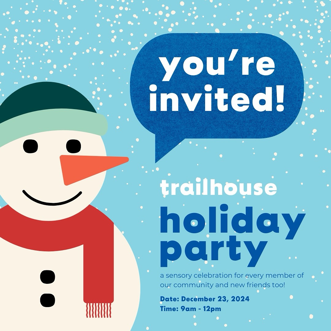 We’re so excited to invite you to our Holiday Sensory Celebration at Trailhouse!
On Monday, December 23rd, from 9:00 AM to 12:00 PM, we’ll be creating a festive morning for kids aged 2-8, full of sensory play, creative crafts, music, movement, and cozy spaces.
Abbey, Caraline, and Brenda will be there to guide the fun. This is a relaxed, drop-in event—come whenever you can and stay as long as you’d like.
Tickets are:
Members: $35 (1 child) / $50 (2+ kids)
Non-Members: $50 (1 child) / $75 (2+ kids)
We’d love to celebrate the season together, make some joyful memories, and give you a chance to experience Trailhouse if you haven’t yet. ❤️
Trailhouse
11303 Park Rd, Anchorage, KY 40223
Hope to see you there! You can grab tickets—link in bio.