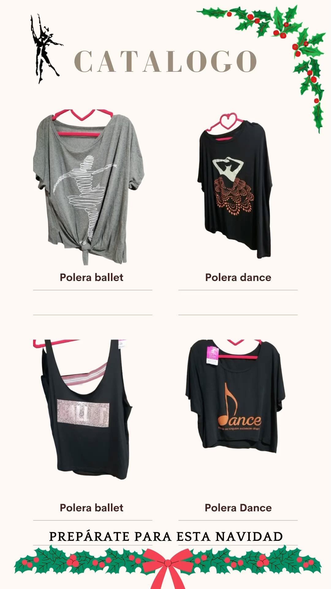 ¡No dejes todo para el último minuto! 🎄Adelanta tus compras navideñas con los regalos perfectos para los bailarines. Tenemos una selección increíble para los apasionados de la danza, desde accesorios, vestuarios y calzados.
¡Haz que esta Navidad sea especial para ellos! 🩰✨
#RegalosParaBailarines #NavidadDeDanza
#RegalosNavideñosDanza #DanzaEnNavidad
#BailarinesFelices #RegalosDeDanza
#BailarinesDeNavidad #DanzaYRegalos #DanceLife #Dancer #DanceLove #DanceInspiration #BalletClass #contemporarychoreography #JazzDance #dancemodern #tapdancer