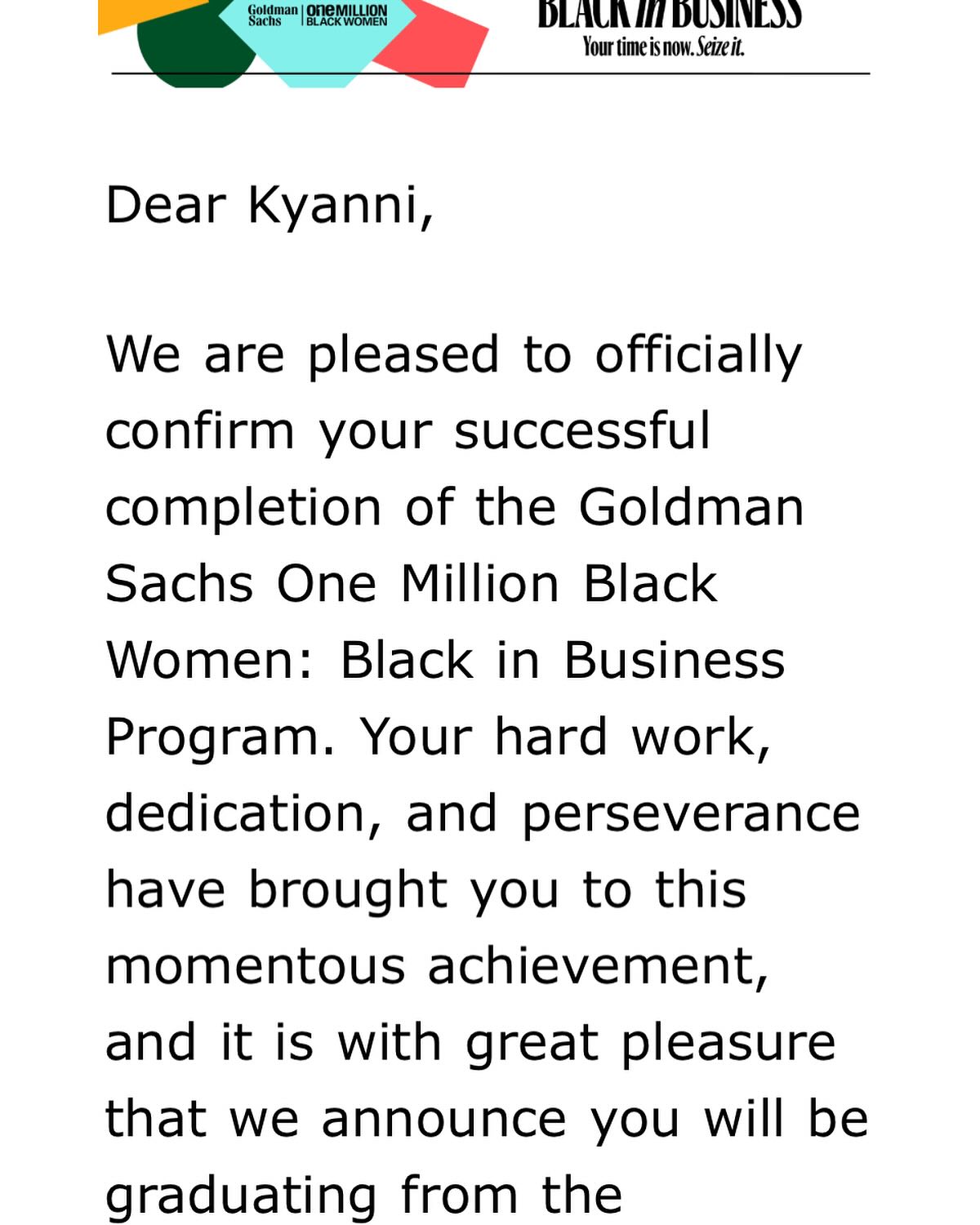 🙌🏽 POMP & CIRCUMSTANCE 🎉
::
These past 10 weeks of studying, planning, forecasting and growing has been tough and exhilarating at the same time.
I am a CEO/FOUNDER who has something to share with this world and I am not leaving this earth until I have actualized what I was created for and assigned to do.
The Goldman Sachs One Million Black Women: Black in Business Program has afforded me an opportunity to make my dreams come true with structure, foundation, education, knowledge and guidance.
And tomorrow, I will graduate on my Birthday 🥳🎉 as a Cohort 6 Scholar excited to bring to fruition all I have been working on to make The Kneading Well a premier and preferred integrative and holistic wellness space.
::
#graduation
#elevation
#ceothangs
#thekneadingwell
#nursemassagetherapist
#bigthingspoppin
