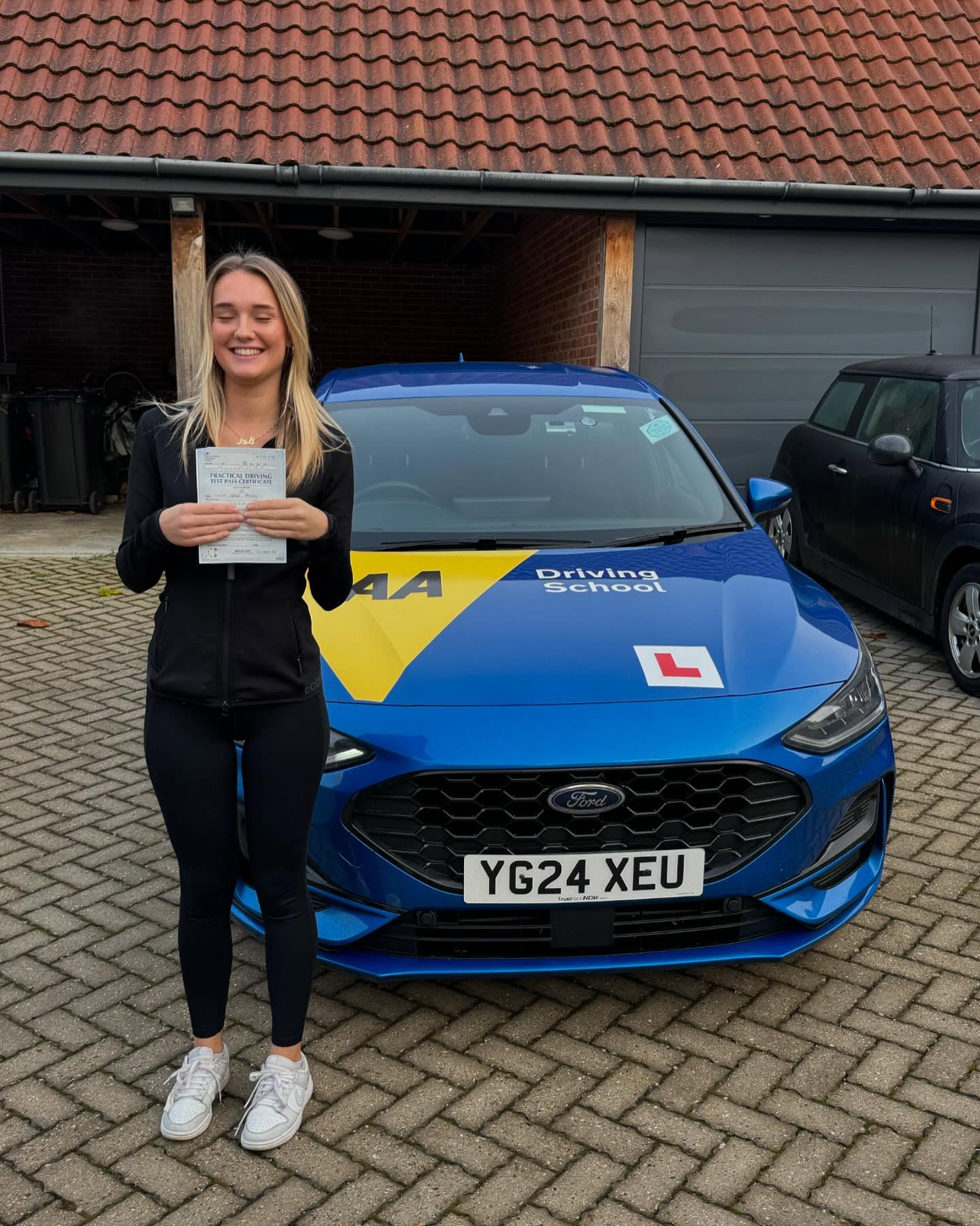 Very pleased for this young lady Lillie on passing her driving test first time at Bury St Edmunds DTC this morning 4/12/24 with just four driving faults. Thank you for being a great pupil and all the best for the future. Stay safe on those roads #wsddrivingschool #elydrivinginstructor #elydrivinglessons