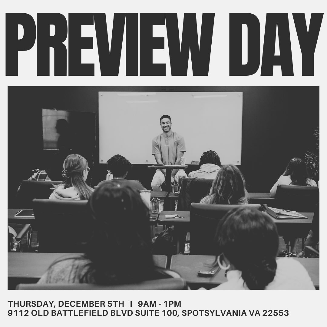 TOMORROW IS THE DAY ‼️ come sit in class and see what a day in Revive School looks like!
December 5th | 9AM - 1 PM
9112 Old Battlefield Blvd Suite 100 Spotsylvania VA 22553
Register at the link in our bio 🔗