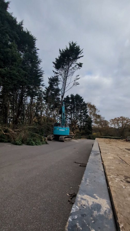 A snippet from a couple of Saturdays ago, a 38 Conifer deleting mission with the Kobelco and Vosch for @mitchcrook0 🌲🪓
#treecontracting #treeremoval #treework #mecharb #vosch #grapplesaw #hampshiretreesurgeon #winchestertreesurgeon #andovertreesurgeon #siteclearance