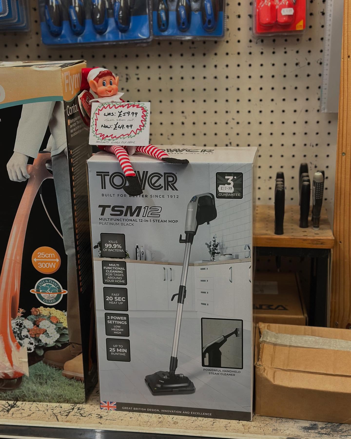 That naughty little elf has been at it again. This time he’s discounted the tower steam mop. Please come in and help us stop him from this naughty behaviour. He’s started doing it to products on our website too.
www.ccclements.uk/product-page/tower-tsm12-multifunction-12-in-1-steam-mop-platinum-black
#clements #clementsandsons #visitwymondham #wymondham #naughtylittleelf #elfoffer #buylocal
