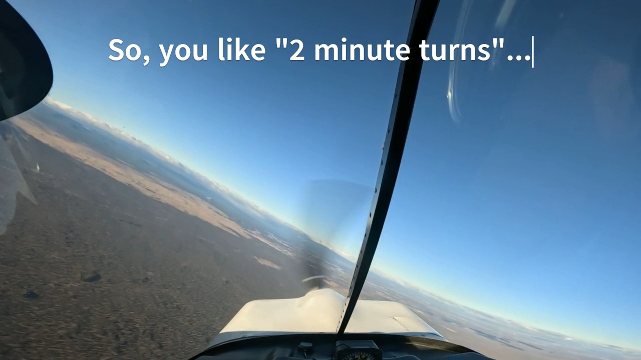 Our customer wanted to work on G conditioning, so he did a steep bank 360 degree turn with approximately 3.5 Gs on the airplane.
We can certainly do more g, and less time for a 360 degree turn, but this was great for someone with only 3 aerobatic flights completed so far. It sure beats shallow bank turns that take a lot of time!