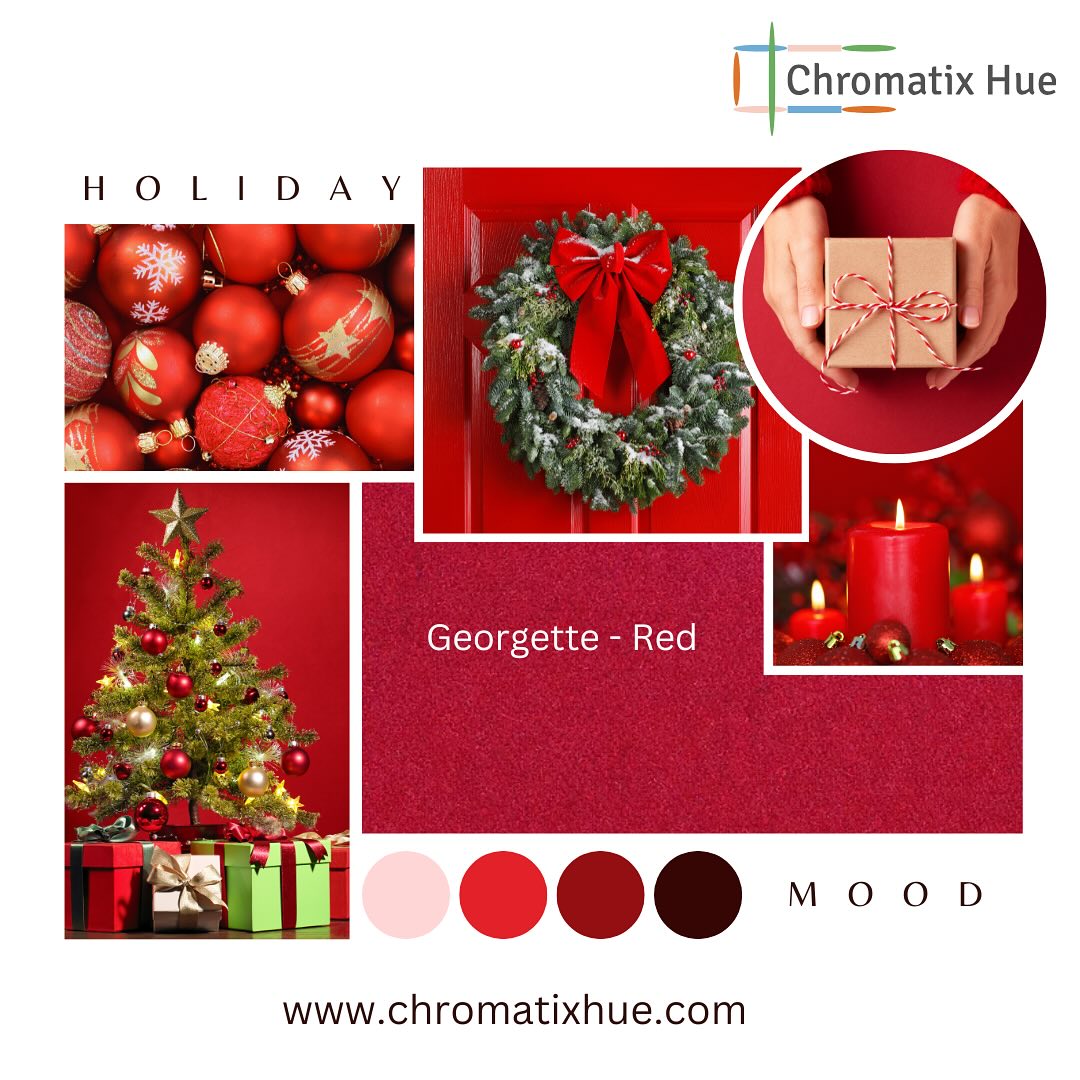 Our beautiful Georgette performance wool blend from Italy in color, Red is that pop of color we all need. Holiday inspiration for a traditional color. #red #holiday #inspiration #wool #performancefabric #designer #popofcolor