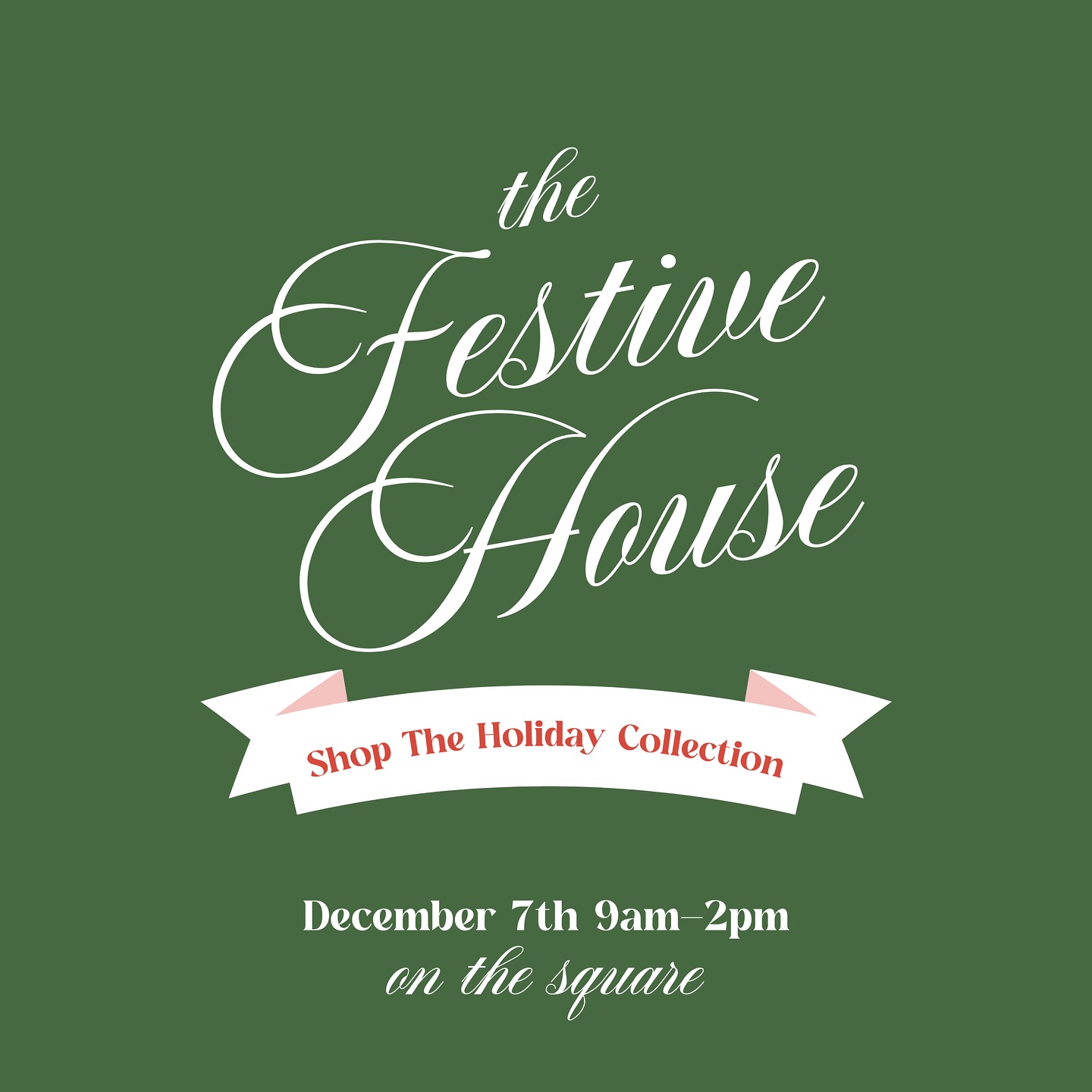 Come shop the square tomorrow and stop by! We’ve got most everything you need to celebrate this season and the few things for the person in your life who is impossible to buy for. 🎁✨