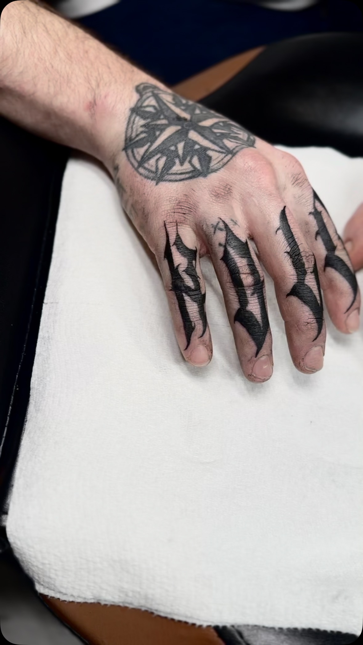 Hold Fast to dreams for if dreams die,life is a broken winged bird that cannot fly. -Langston Hughes #darkestdays #holdfast #newportoregon #tattoo #darkscript #livebythesworddiebythesword