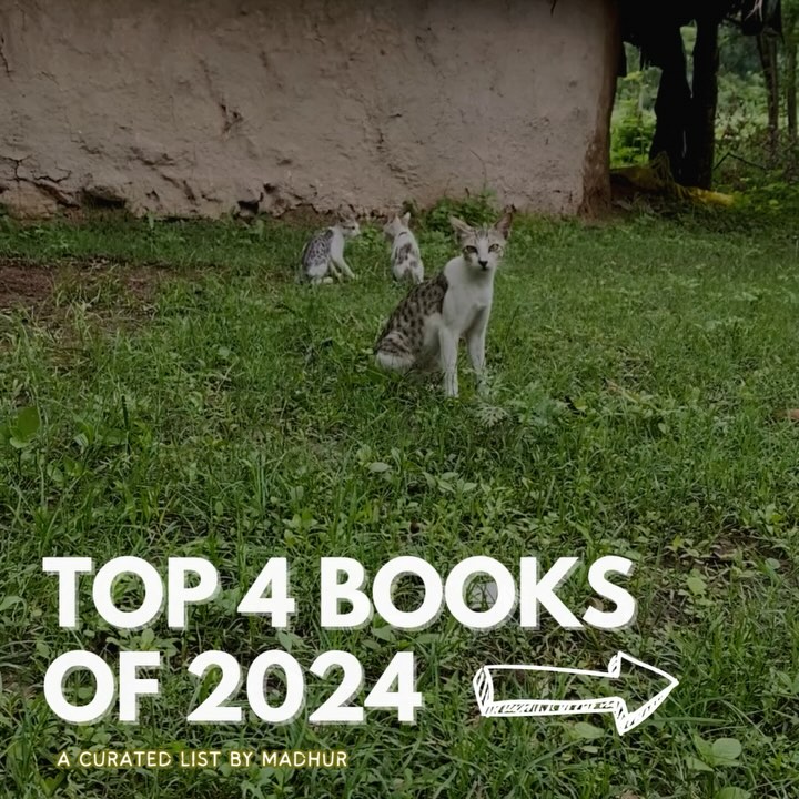 Here are top 4 book recommendations of 2024 by @madhur.moodforest ✨
What was your top read of 2024? Hit us up in the comments to add the 5th to the list☺️
@a_naturalists_column @byungchulhanoficial #venkiramakrishnan #rorysutherland
#wellness #naturetherapy #forestfasting #biohappiness #topbooks #goodreads #happiness #health #forestliving