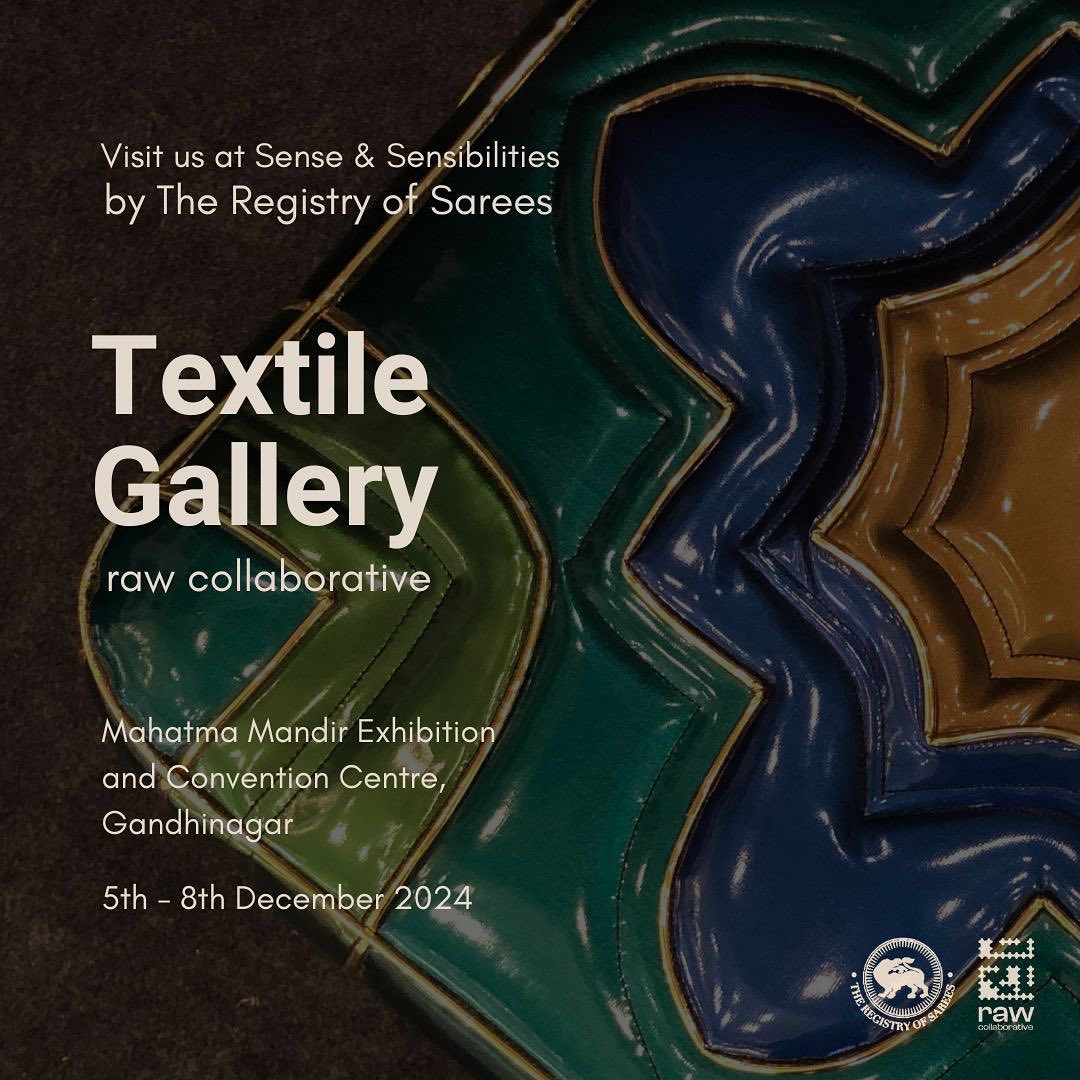 Tomorrow is the day! ⭐️
Sense & Sensibilities by The Registry of Sarees at the Textile Gallery opens tomorrow. Don’t miss out!
📍Mahatma Mandir Exhibition & Convention Centre, Gandhinagar
🗓️ 5th-8th December 2024
⏱️ 10am-8pm
#exhibition #jlxstudio #gandhinagar #textile #art #collection #design