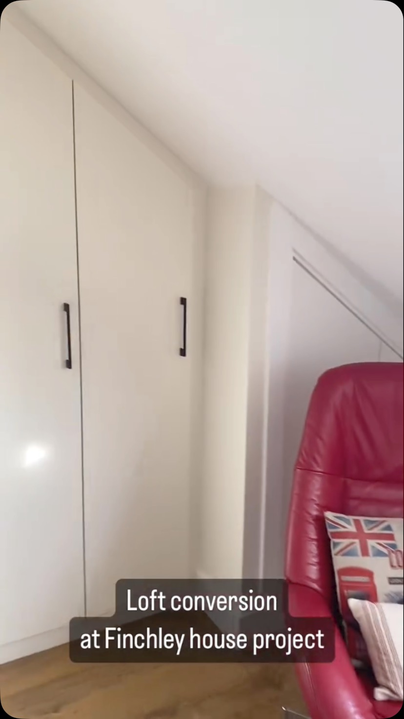 Loft conversion is done ✔️ at Finchley house project.