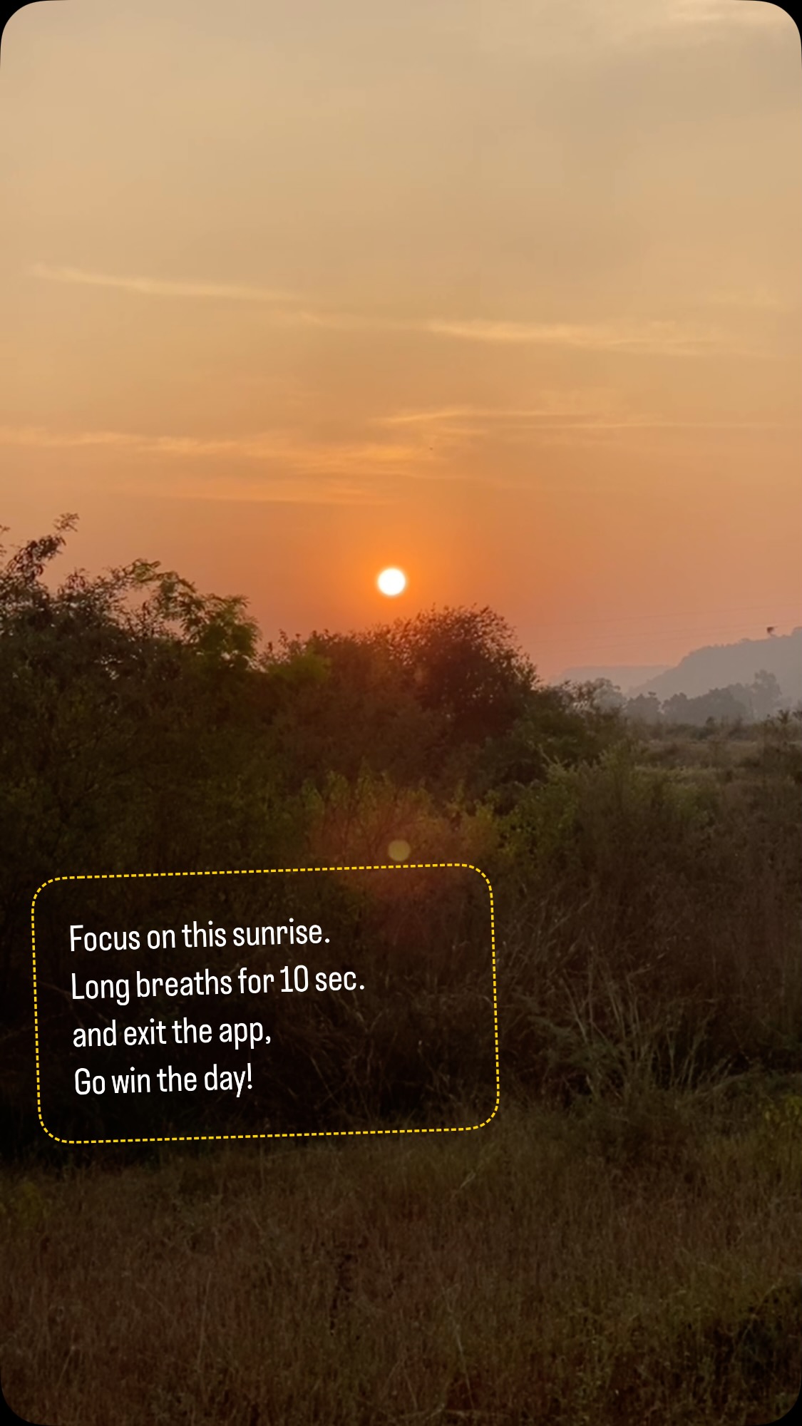 Today’s sunrise!
Do you want us to post tomorrow also?