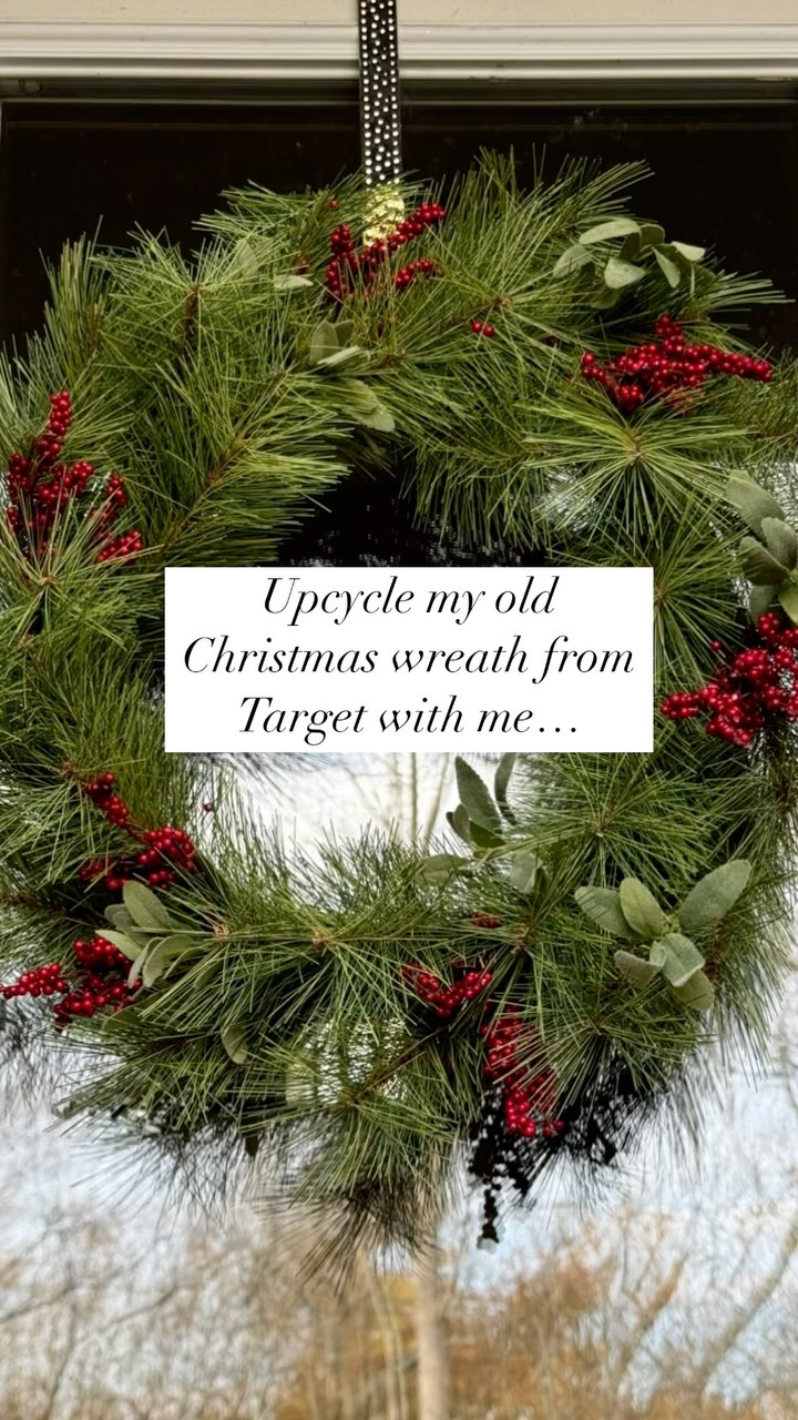 My old Target wreath was long overdue for a refresh, and I couldn’t be happier with the transformation! I used fall stems from Michael’s (snagged at 70% off!), Dollar Tree bells, and repurposed dried orange slices from my Thanksgiving table setting to create a fuller, more organic look. I drew inspiration from a traditional English countryside Christmas but with a pop of color—because I love a good pink and red color combo. It’s the perfect blend of timeless and playful, and it makes me smile every time I see it. What do you think of the update?
.
.
.
.
.
.
.
.
.
.
.
.
.
.
.
.
.
.
.
.
.
#homedecor #diy #homesweethome #interiordesign #blog #beforeandafter #wreath #christmas #upcycling #christmasdecor #holidays #upcycle #targetstyle #blogger #christmastime #holiday #holidaydecor #fyp #fypage #wreaths #wreathmaking #christmaswreath #blogging #followforfollowback #december #diy #holidayseason #wintervibes #winter #upcycled #diyhomedecor