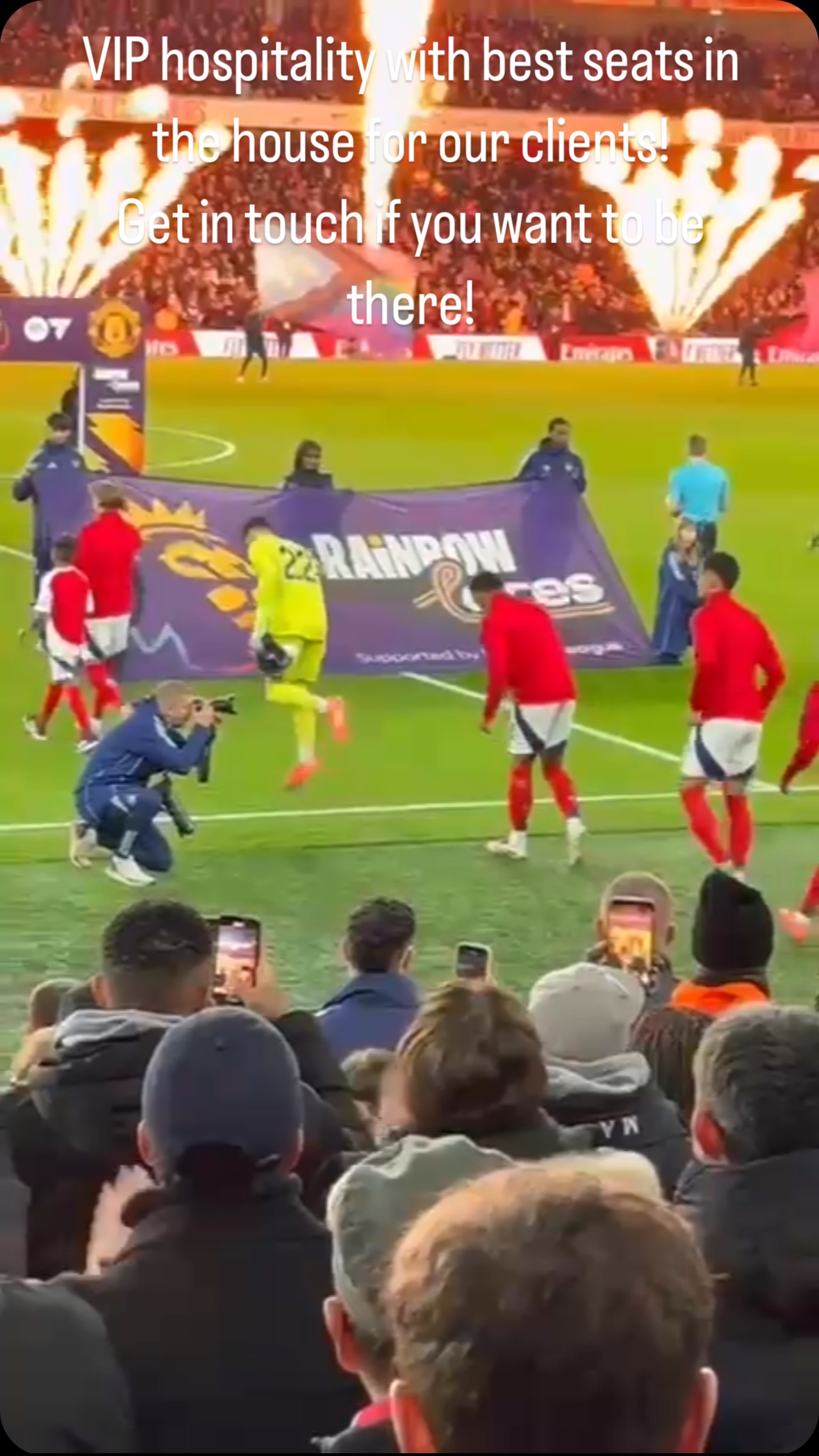 Lovely to see our clients having a great time at the football!