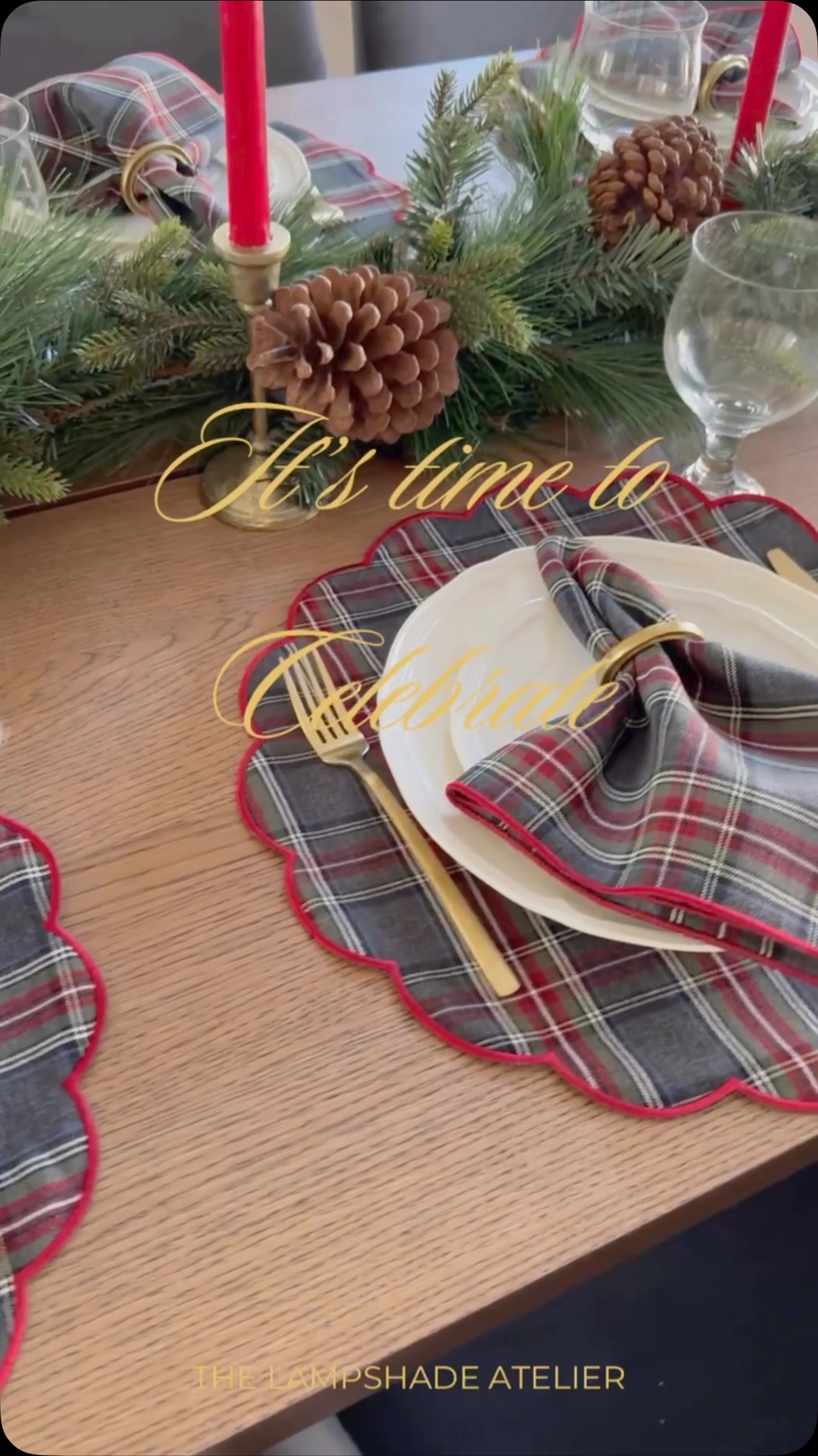 ๐ ๐ผ๐โ๐ ๐๐พ๐โฏ ๐โด ๐โฏ๐โฏ๐ท๐๐ถ๐โฏ ๐
This time of the year is a time for togetherness, warmth, and gathering around the table, a moment to celebrate love, laughter, and cherished traditions.
This holiday season, let your table become the heart of your festivities, where memories are made and shared.
Elevate your celebrations with our Christmas Tabletop Collection, designed to bring an extra touch of magic to your Holiday gatherings.
Click the link ๐ in our Bio and order your Christmas placemats and napkins before they are gone! โจ
#Christmasseason #besttimeoftheyear #gatheringaroundthetable #beautifultables#tabletop #handmadeplacemat #christmasgifts #bespokelampshades #homedecor #customlampshades #handmade #lampshademaker #linenlampshades #madewithlove #homeinterior #interiordesigner #handcrafted #madeinusa #falldecor #lighting #hancraftedilumination #beautifulhomes #entrepreneur #
#the_lampshade_atelier