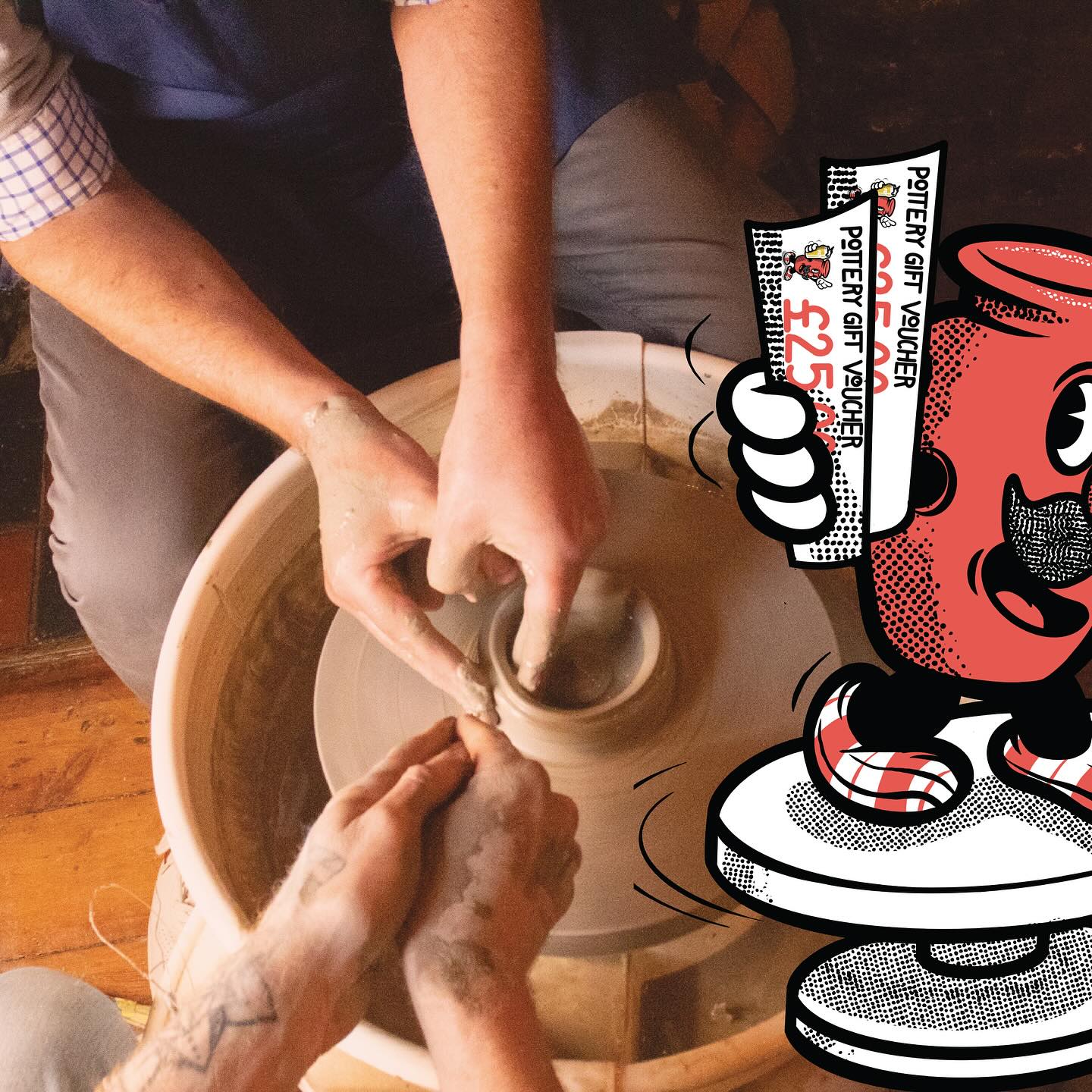 Just in time for Christmas…🎄🎅🏼
Give the gift of creativity and fun with a flexible E-gift voucher your loved ones can use for pottery workshops, courses and more!
🗓️ Choose your own delivery date to make gift-giving seamless and stress-free.
💌 Available now — send the joy of pottery & pints anytime, anywhere!
🎟️You choose the amount - from £25 to £200, or even more! Have full control of how much love you want to spread this Christmas 🎄
#potteryandpints #giftvouchers #creativegifts #potterylovers #pintsandpottery #giftideas #experiencegifts