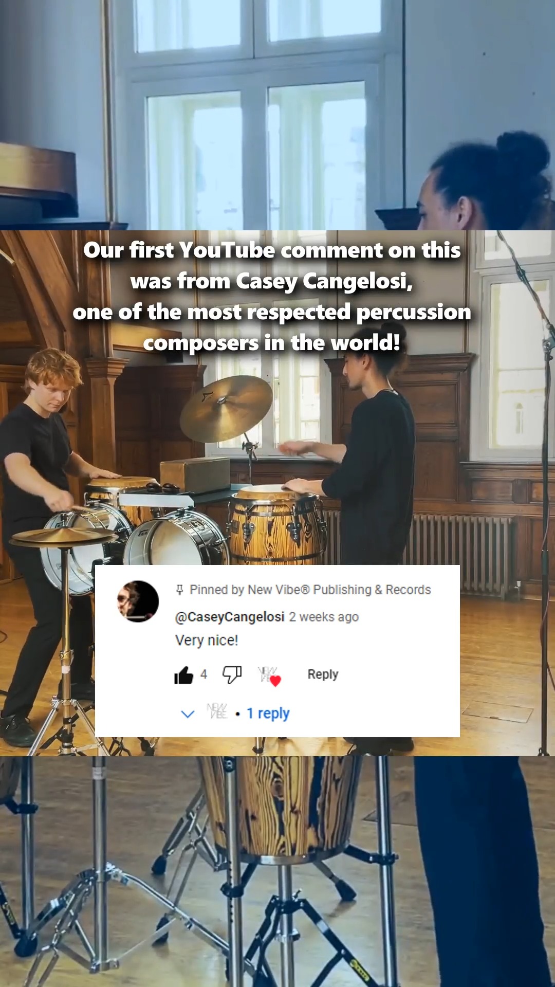 Hell yeah! The reviews are in!
Get the sheet music for BUGS ME by Lewis Kentaro Isaacs & Guy Courtie at WWW.NEWVIBE.UK
Recorded on @sontronics 🎤🎤🎤
#percussion #contemporarymusic #groove #drums #percussionist