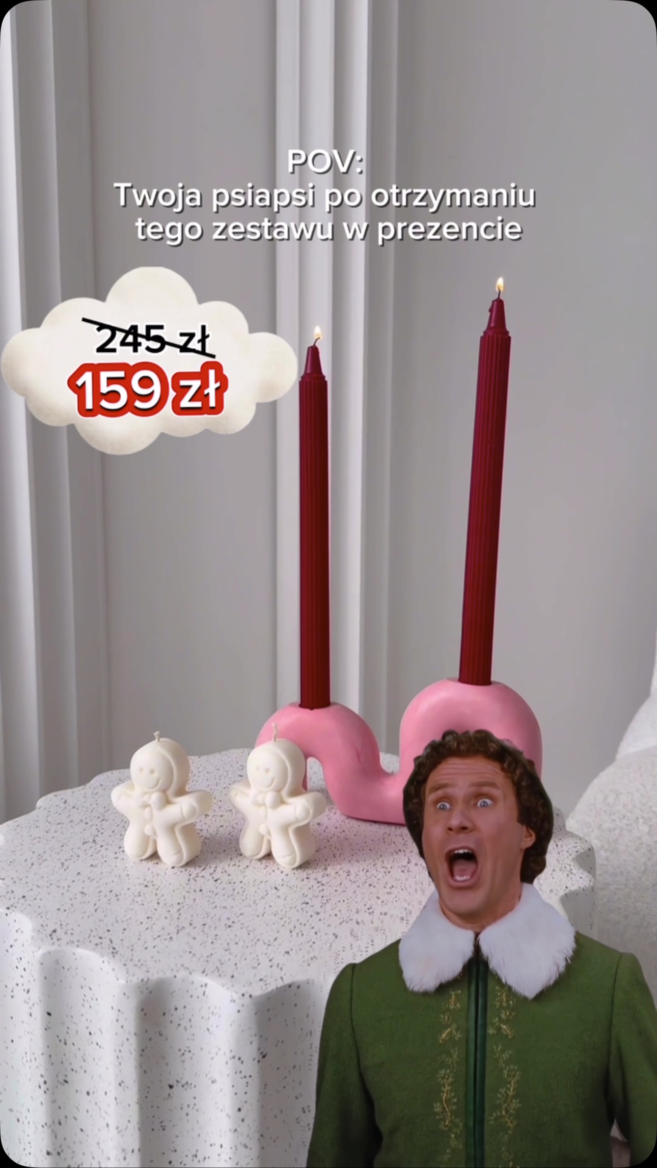 Idealny zestaw dla „aestetic girl” 🎀😍
Macie już prezenty świąteczne? 🤭
Podpowiemy, że takiej promocji nie było nigdy! 🚨
#candles #świecasojowa #decoration #pinterest #pinterestinspired #pinterestaesthetic