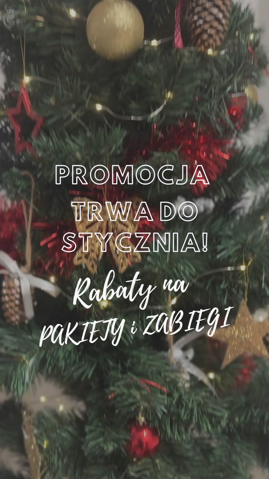 Kochani! Uruchamiamy stałą promocję na cały grudzień!
🙏🏼😄🤍🌨️🎄🎁 - 10% na aż 90 usług z naszej oferty!
W tym również na PAKIETY!
🤍 KOBIDO
🤍 KORUGI
🤍 Pakiety zimowe
🤍 Masaże zimowe : świecą czekoladą i wiele innych
🤍 Masaż gorącymi kamieniami! Doskonały na tę porę roku
🤍 Wodorowe oczyszczanie
🤍 Zimowe kwasy!
🤍 Mezoterapia
🤍 Zabiegi liftingujące, przeciwzmarszczkowe i odżywcze
🤍 i wiele wiele innych!
Sprawdź co mamy jeszcze dla Ciebie!
Zachęcamy też do nabycia bonu upominkowego w postaci prezentu! 🎁 dla bliskiej osoby!
Bony upominkowe | Vouchery dostępne są u nas od ręki w pięknie zapakowaną ozdobną kopertę lub online w tym celu skontaktuj się z nami 🙂
Wesołych kochani! 😉🤍🎁🎄🙏🏼
💳 Honorujemy karty MEDICOVER SPORT i MULTISPORT!
💭 Masz pytania? WYŚLIJ WIADOMOŚĆ📩 lub zadzwoń bezpośrednio do studia!
Selfcare = Selflove ❤️
Kontakt
📲 451 060 072
👩🏼💻 studiobalans.booksy.com
👩🏼💻 studiobalans-niepolomice.pl
📍 Ul. 3 Maja 13 Niepołomice
❗️Nr rejestru Instytucji Szkoleniowej : 2.12/00050/2024