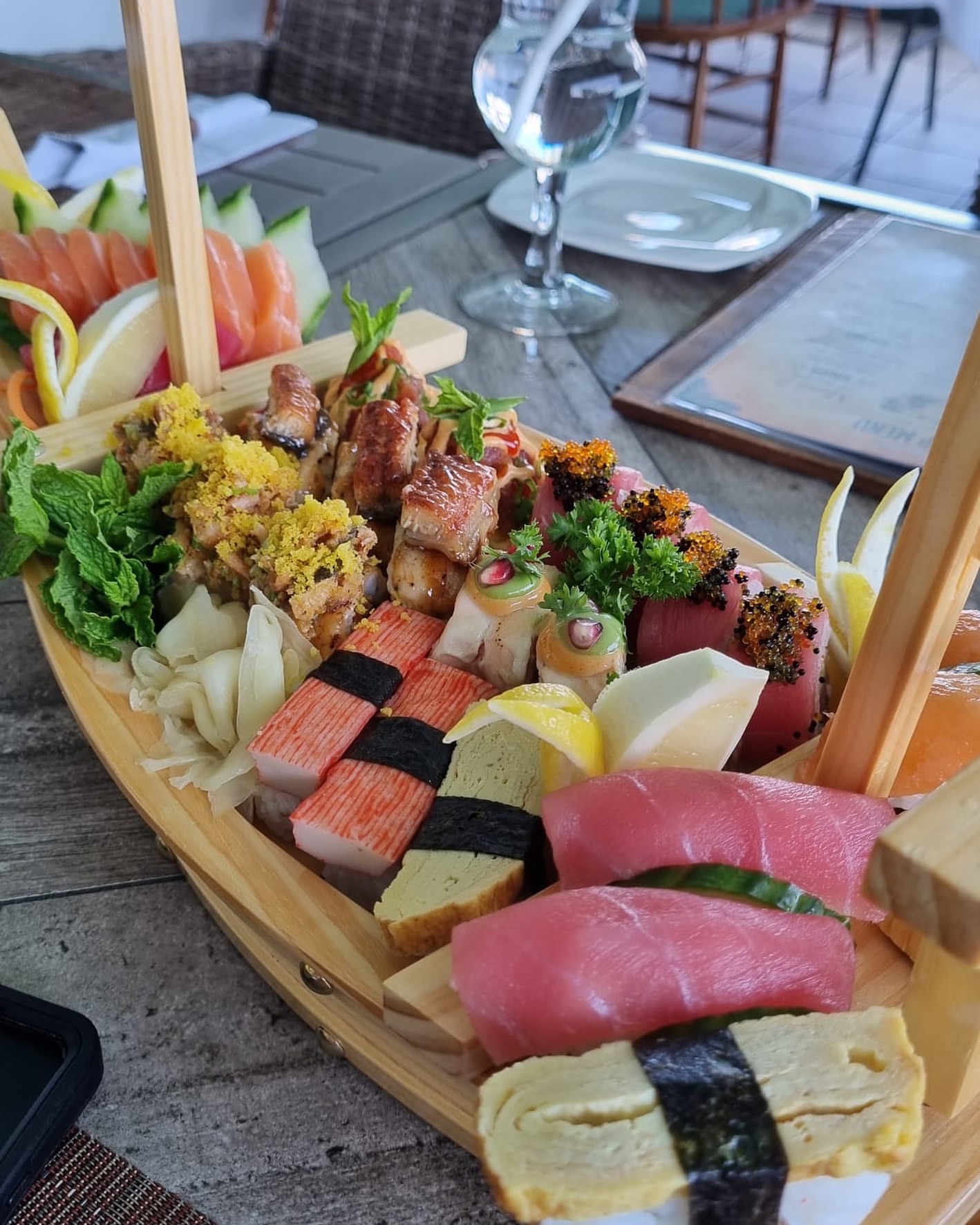 Craving something special? 🍣 Call us today (+1 (441) 297-1838) to ask about our chef’s 30-piece sushi platter – a perfect way to indulge and share the love for sushi with friends and family! 🍱
