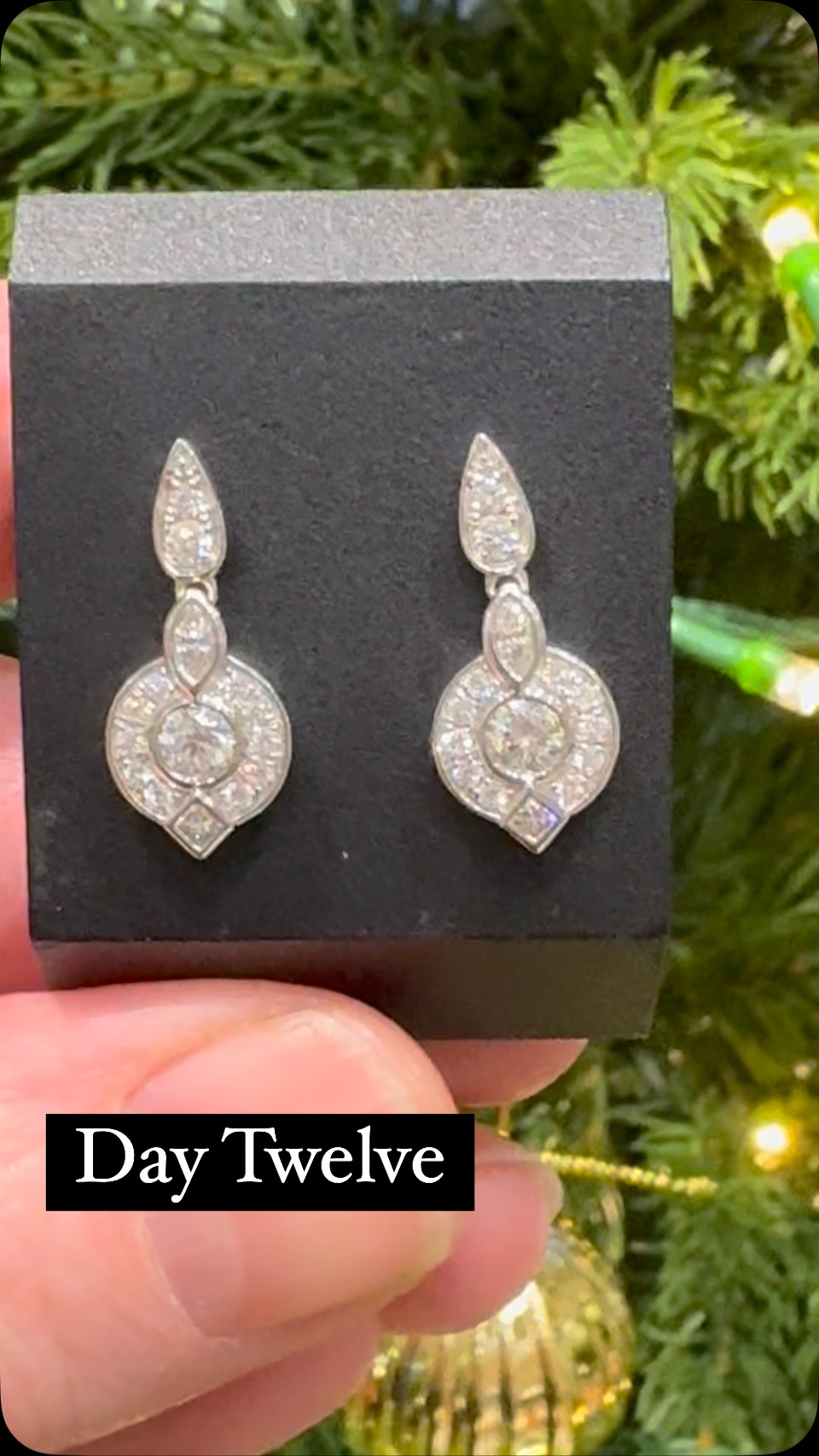 Day Twelve showcases these lovely earrings that have a slight drop to create a little bit of movement.
All diamonds are hand set and mounted in 18ct white gold - we think these are big enough for a formal occasion but not too big for days at work or meeting friends for drinks.
Add these into your earring wardrobe.
DM or call us on 0141 248 3037.
#christmaspresents #christmasiscoming #diamonds #whitegold #dropearrings #everydayluxury #glasgowjeweller #glasgow #mundieandson