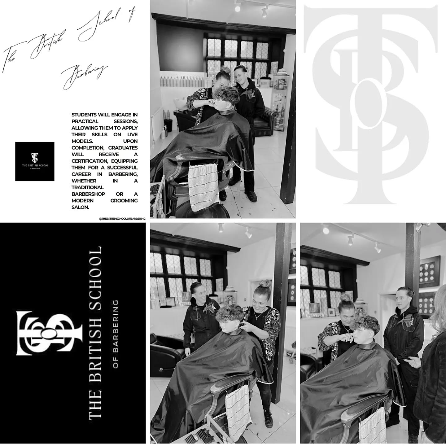 At The British School of Barbering, students gain hands-on experience with live models, honing their craft in real-world scenarios. Graduates leave with a certificate of attendance, ready to excel in the barbering industry—whether in a traditional barbershop or a modern grooming salon. DM the word "Interested" for more information ✉️ #Barberingacademy #PassionForTeaching #TheBritishSchoolOfBarbering #HairEducation