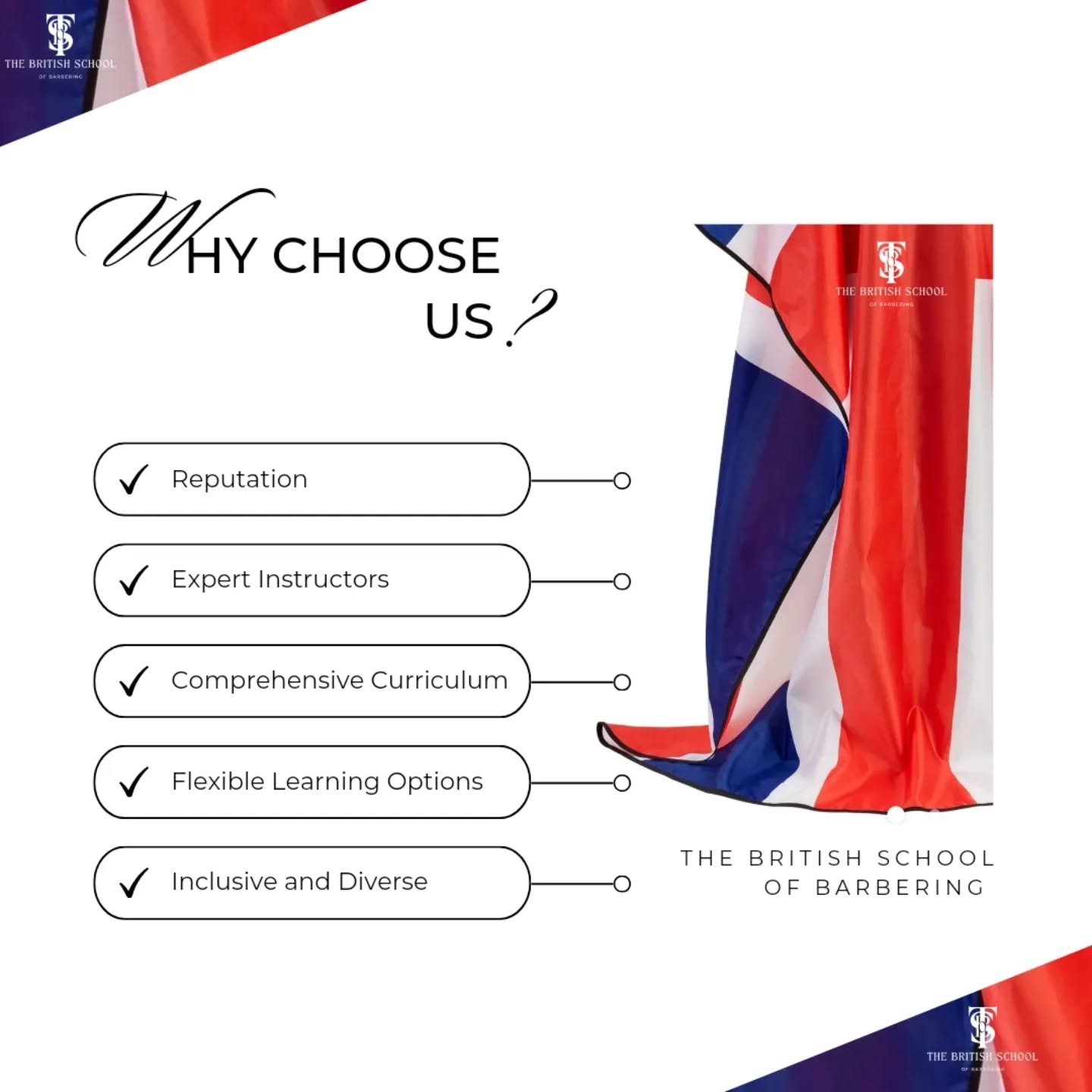 Looking to master the art of barbering? Choose The British School of Barbering for world-class training and a curriculum designed to elevate your skills. From classic cuts to the latest trends, we equip you with everything you need to succeed in this dynamic industry. Start your journey with us today. 💈✂️ #Barbering #BSB #MasterYourCraft #BarberSchool #GlobalTuition #Freelance #NewYearNewCareer