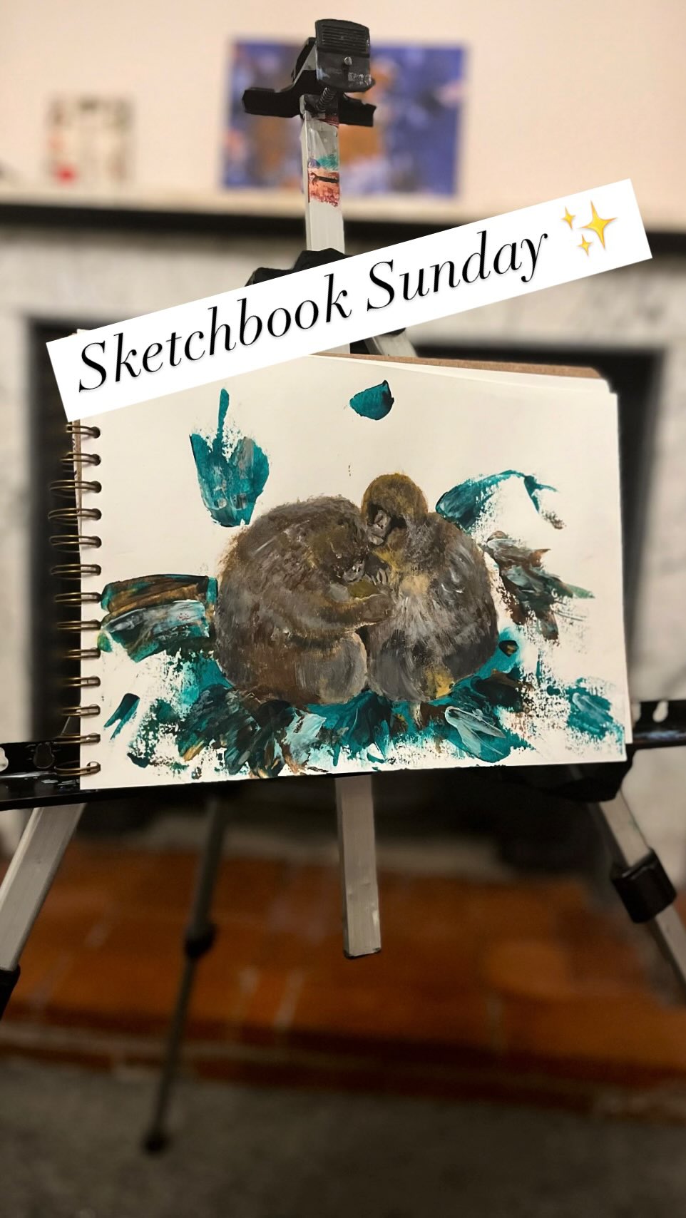 My first sketchbook Sunday 🤩 I took the reference photo for this many years ago at the Trentham Monkey Forest. I recently came across the photo again and I just had to paint it! ✨
#threnthammonkeyforest #barbarymacaque