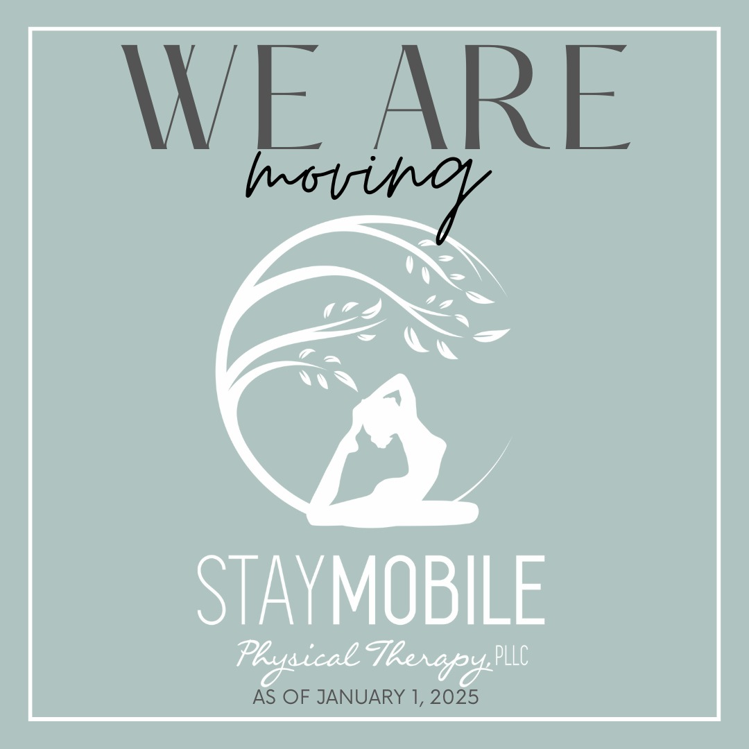 Stay Mobile Physical Therapy is incredibly excited to announce that as of January 1, 2025 we will be in a new location! We are looking forward to a much more private and quiet space to provide our clients with a positive environment for recovery.
Stay tuned for further details on our grand re-opening, including some chances to win some awesome prizes.
If you need to book any sessions through December you can still find us at our 200 Gay Street location within @crossfitgoodenergy
Please be advised that we will be closing the office as of December 28th through January 1st to accommodate our move.
#physicaltherapy #staymobile #manchesternh