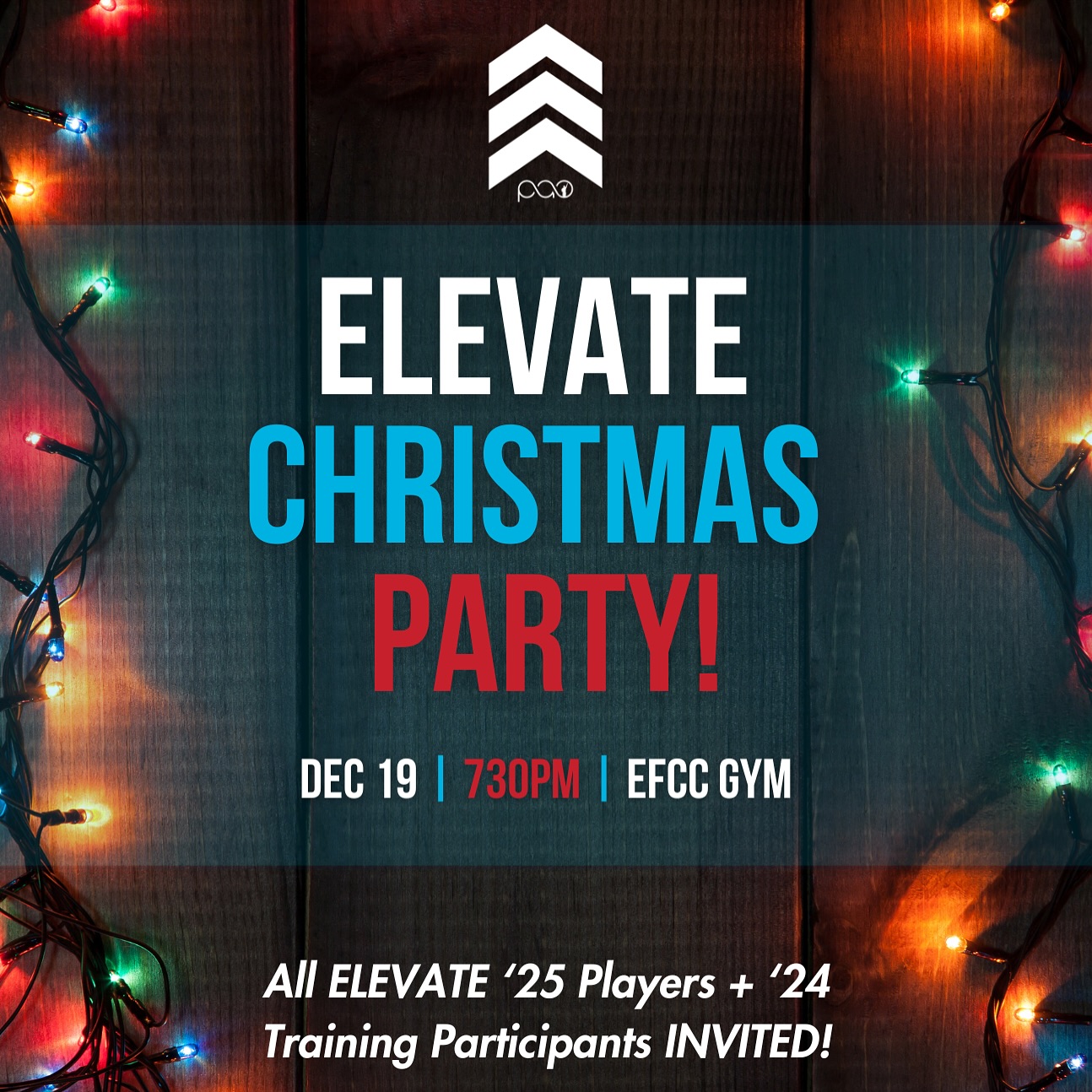 Last training session is this Thursday! Ending this pre-season training with a bang! All ELEVATE Spring ‘25 club players are welcome to come join. Free! Come dressed festive and ready to play volleyball and a few funky holiday competitions followed by treats and drinks! 730-930. EFCC GYM. Text program director, Laura Moore, to RSVP: 9517562960. @laurakmoore_ @billyattinger @playasone_escondido