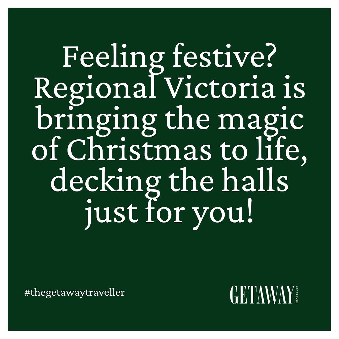 Feeling festive? Regional Victoria is bringing the #magic of #christmas to life, decking the halls just for you!
•stay local • eat local • experience local•
#thegetawaytraveller #regionalvictoria #christmas #christmasholidays #sparklingwine #entertain #travelgram #travelling #foodandwine #festive