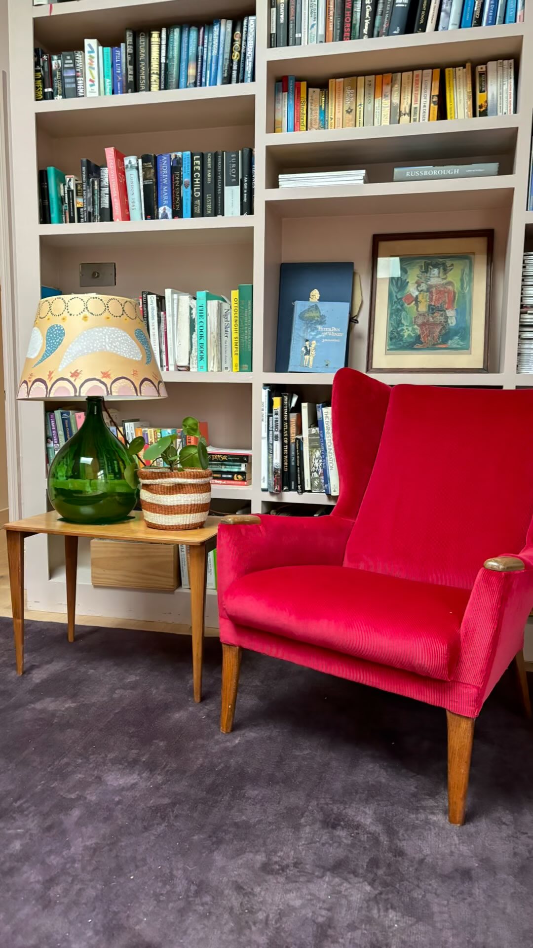 Christmas chair and a bit of George Michael #happychristmas #parkerknoll #upholstery #corduroy