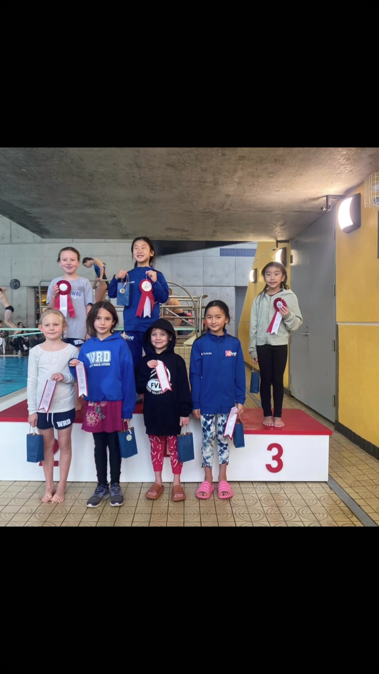 iDiveās Novice Competitive Team young divers achieved amazing results in the Candy Cane diving competition in Langley last weekend.
Here are our divers in the Novice events:
Girls E
Kathy: Gold
Chloe: 4th
Girls D 1m
Eva: Gold
Eloise: Silver
Girls C 1m
Lavinia: Gold
Girls C 3m
Lavinia: Gold
Girls B 1m
Tegan: 9th
Marielle: 13th
What an achievement!!š„ š„ š„
Congratulations to our divers and to coaches: Richard, Madeline, Wilson!
#idivevancouver #bcdiving #springboarddiving #platformdiving #sport #vancouversports #