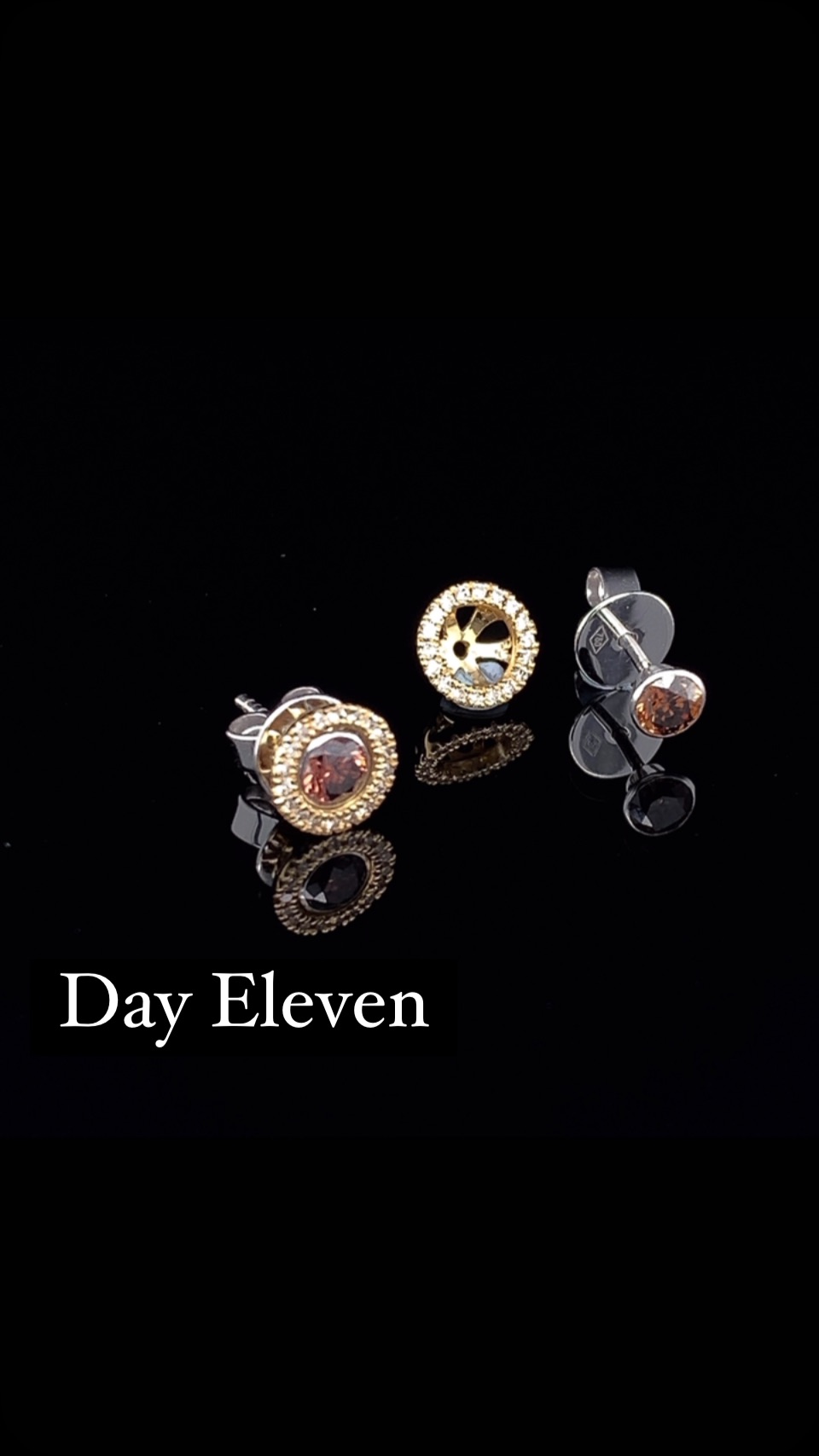 Day Eleven of our Advent Calendar brings you lots of Christmas favourites: chocolate, diamonds and a cosy jacket.
The centre stud of these earrings are bezel set with completely natural chocolate colour diamonds.
The “cosy jacket” is a removable halo of white diamonds set in 18ct yellow gold, which allow you to dress up the central stud. We also sell the jackets separately if you already have a pair of stud earrings.
Yellow gold is very much the metal of choice and as you can see in our reel, the jackets allow you to change the looks of a stud earrings without committing to a completely new metal colour for your earrings.
DM or call us on 0141 248 3037 to discuss.
#yellowgold #chocolate #chocolatediamonds #yellowgold #cosyjacket #earringjackets #haloearrings #christmasiscoming #christmaspresents #glasgow #glasgowjeweller #mundieandson