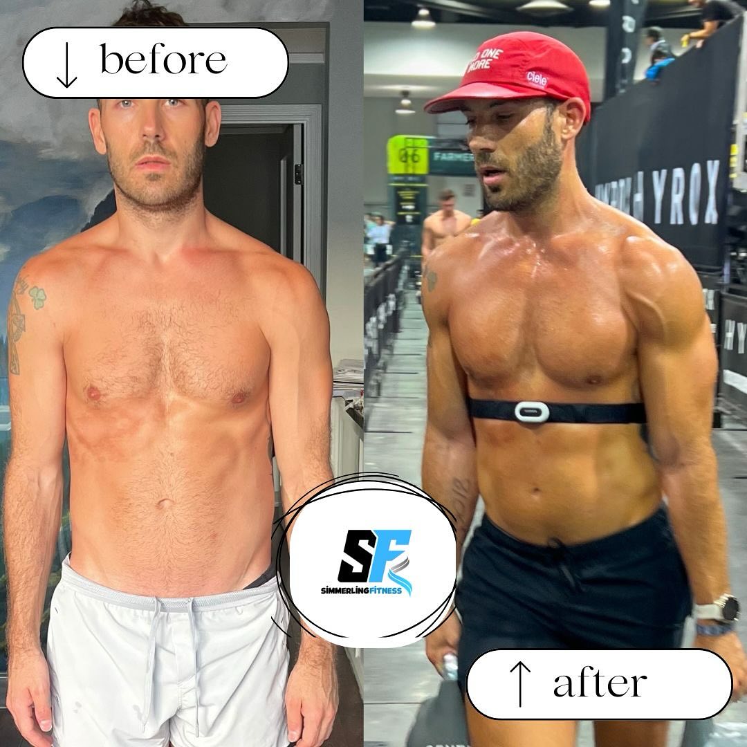 🔥The power of setting performance goals, rather than just aesthetic ones!
(First picture) Transformation: October 2023 --> December 2024
(Second picture) HYROX LA 2024 (Men’s Open)
Finish time: 1:11:46 (first event)
Congrats Will!
#hybrid #hyrox #coaching