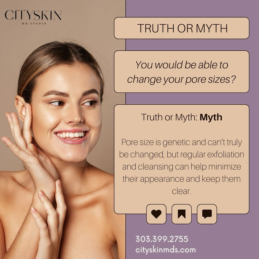 Truth or Myth? Let’s set the record straight: You can’t change your pore size, but with proper skincare like cleansing and exfoliation, you can keep them clear and less noticeable! ✨ Consistency is key to glowing, healthy skin!
#SkincareTips #PoreCare #GlowingSkin #HealthySkin #SkincareMyths #SkinHealth #ExfoliationRoutine #ClearSkinJourney #SkincareFacts #PoreMinimizing #SelfCare #BeautyRoutine #SkincareEducation #SkinGlowUp #SkincareLovers
