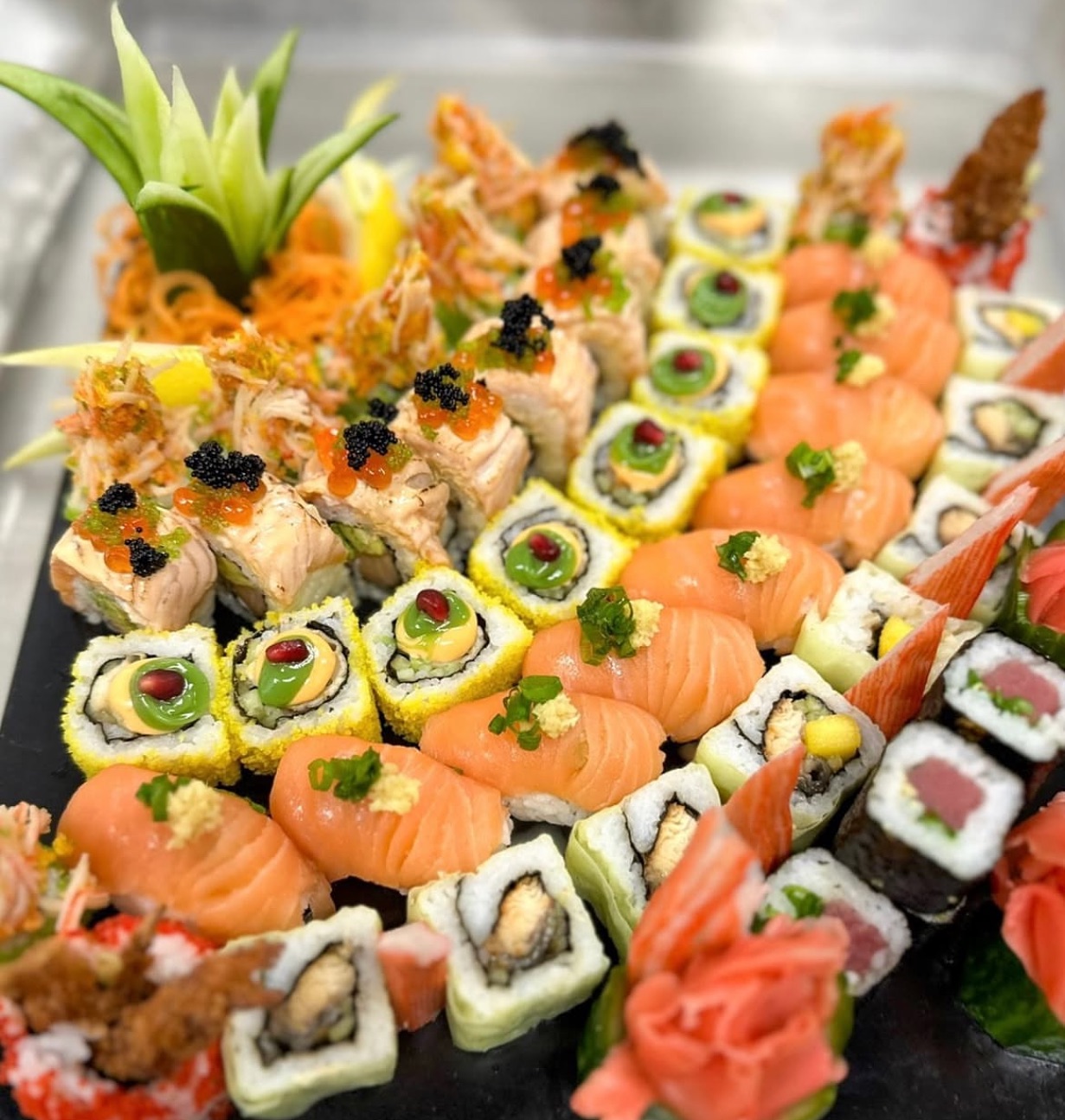 Indulge in your favourites that will leave you wanting seconds, thirds, and more😍🍣🥢 Place your sushi order TODAY!