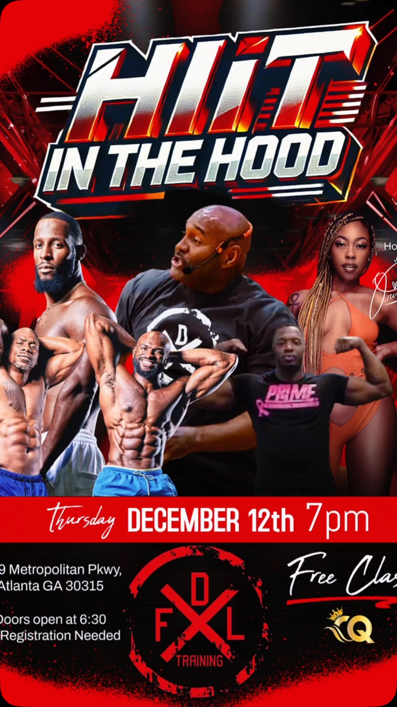 ๐จ๐น Calling all independent music artists! Donโt miss HIIT in the Hood this Thursday, December 12th at 7 PM at 1959 Metropolitan Pkwy, Atlanta, GA 30315. This is a FREE class for everyone to enjoy!
โจ Special Offer: RSVP with me by the end of today and the first 5 artists will get their music played by the incredible @dj_deceptacon during the event.
Doors open at 6:30 PMโletโs vibe, sweat, and showcase your music! Donโt waitโsecure your spot now! ๐ถ๐ฅโ