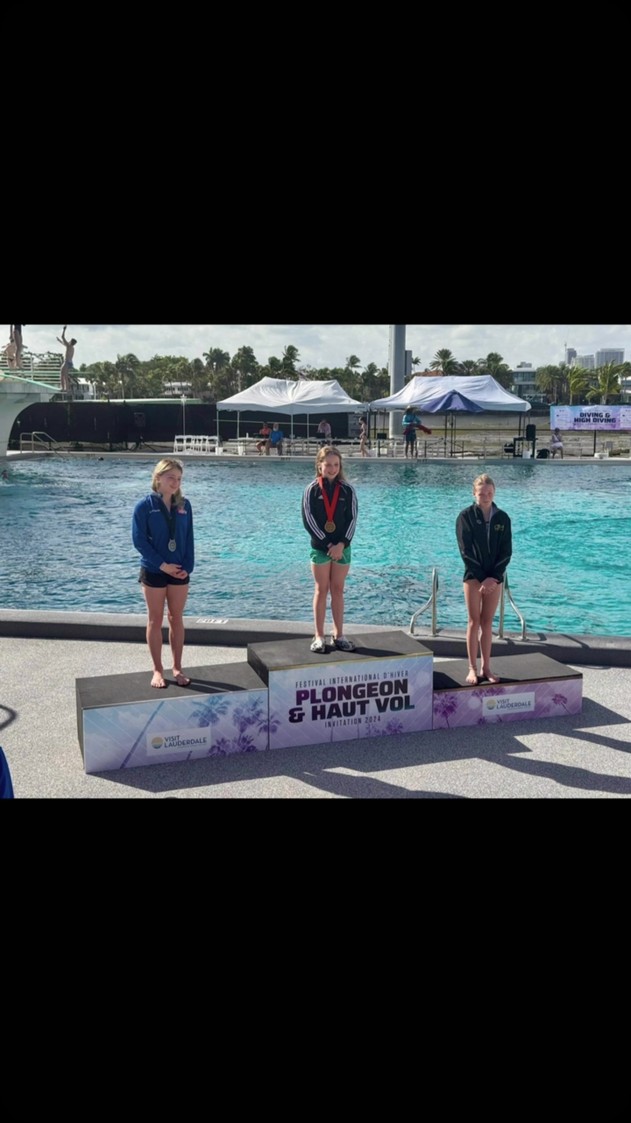 Day 1 results in 2024 International Diving Winter Festival Invitational.
Maia achieved Silver medal in Women C Platform.
Jayden achieved Bronze medal in Men C 1m.
Alexandra achieved 6th place in Women B 3m.
Congratulations for our divers and coaches for their outstanding performance!
#idivevancouver #springboarddiving #platformdiving #bcdiving #divingcanada #sport