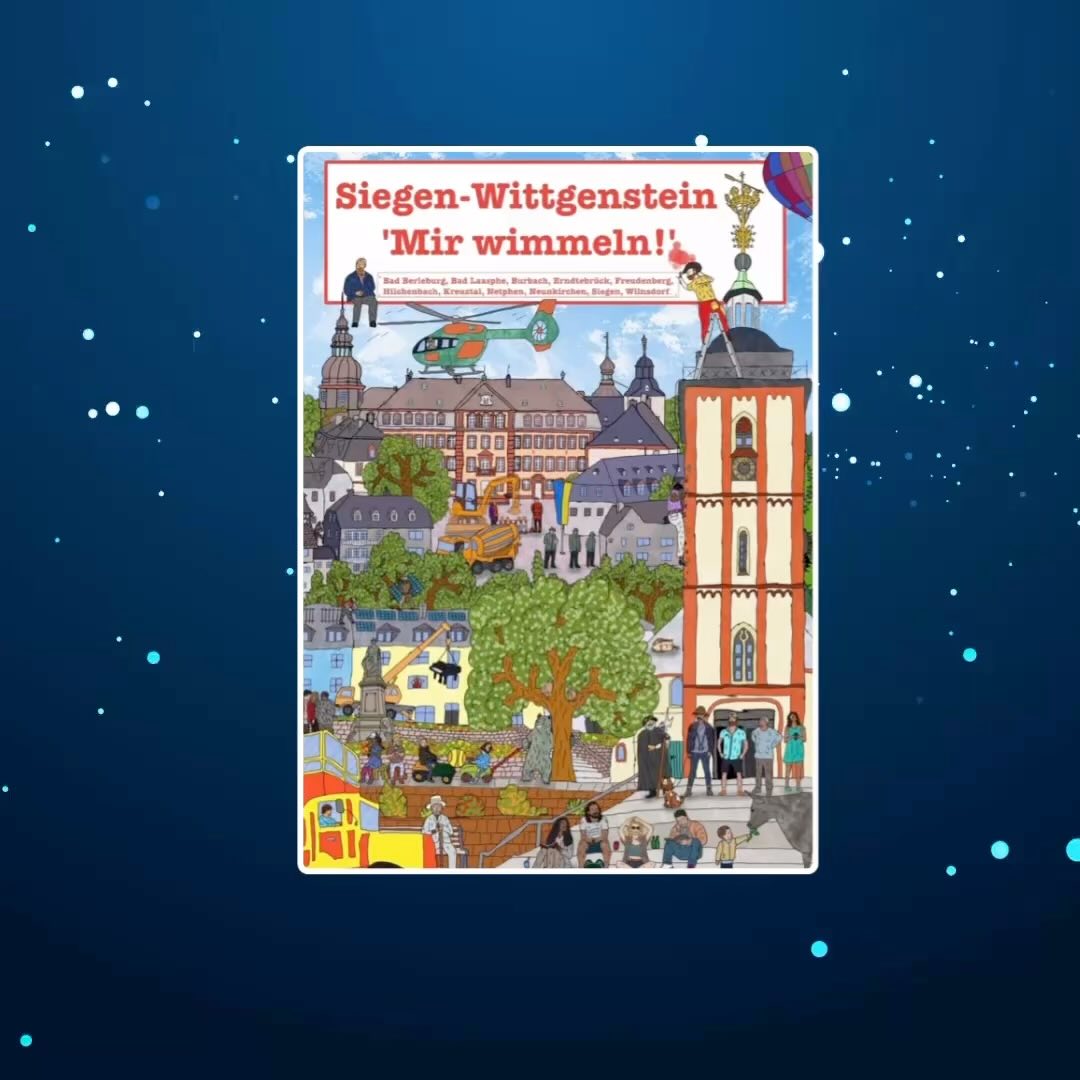 www.lokalzauber.de #kreuztal #burbachsiegerland #neunkirchen_siegerland #wilnsdorf #siegen #siegenwittgenstein #hilchenbach #netphen #badlaasphe #badberleburg #erndtebrück #freudenbergsiegerland #wimmelbuch #kinderbuch #lokalzauber #siegerland #wimmel #buch #weihnachten #xmas #christmas