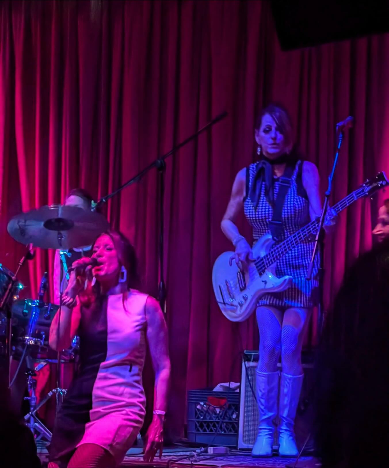 Tomorrow night Saturday 12/14! On #bass with @theminksband All #Girl #Kinks #Tribute at the fabulous @ranchonicasio - come #dancing! #theminks #thekinks #rocknroll #tribute #allgirl #girlsrock