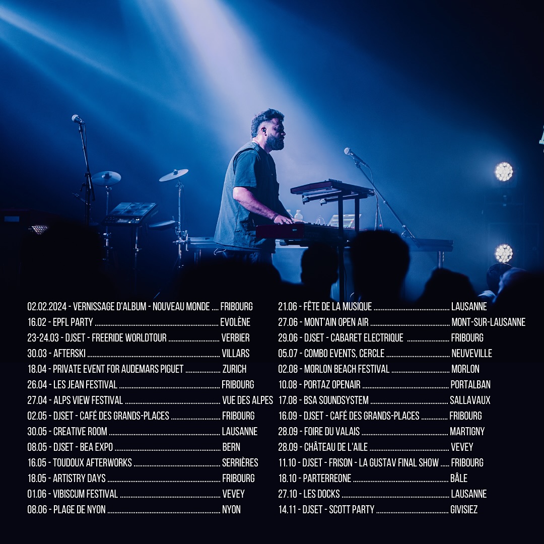 Thank you for an amazing year full of love and music once again ☀️ did more shows this year than I ever did before, and I just love it more and more 🫶
Thanks to everybody around me who helps me make this dream come true :
@lucadeblasiooo @nadeje08 @peppersound_agency @el_lampa_ @p2com and many more…
Thanks to all the friends and family for the continuous support and mostly thanks to you for always being there with all the energy ❤️
I’m now one month in Morocco for a musical residency and I’ll come back very soon in 2025 with a full new live set for you 🎹
And to celebrate all of this, I decided to release one last single in 2024 called « In Sync », it will be out on all platforms on the 30th of December 👀
See you sooooon ☀️
📸 by the greats @chakohlerphoto and @tibozstudio