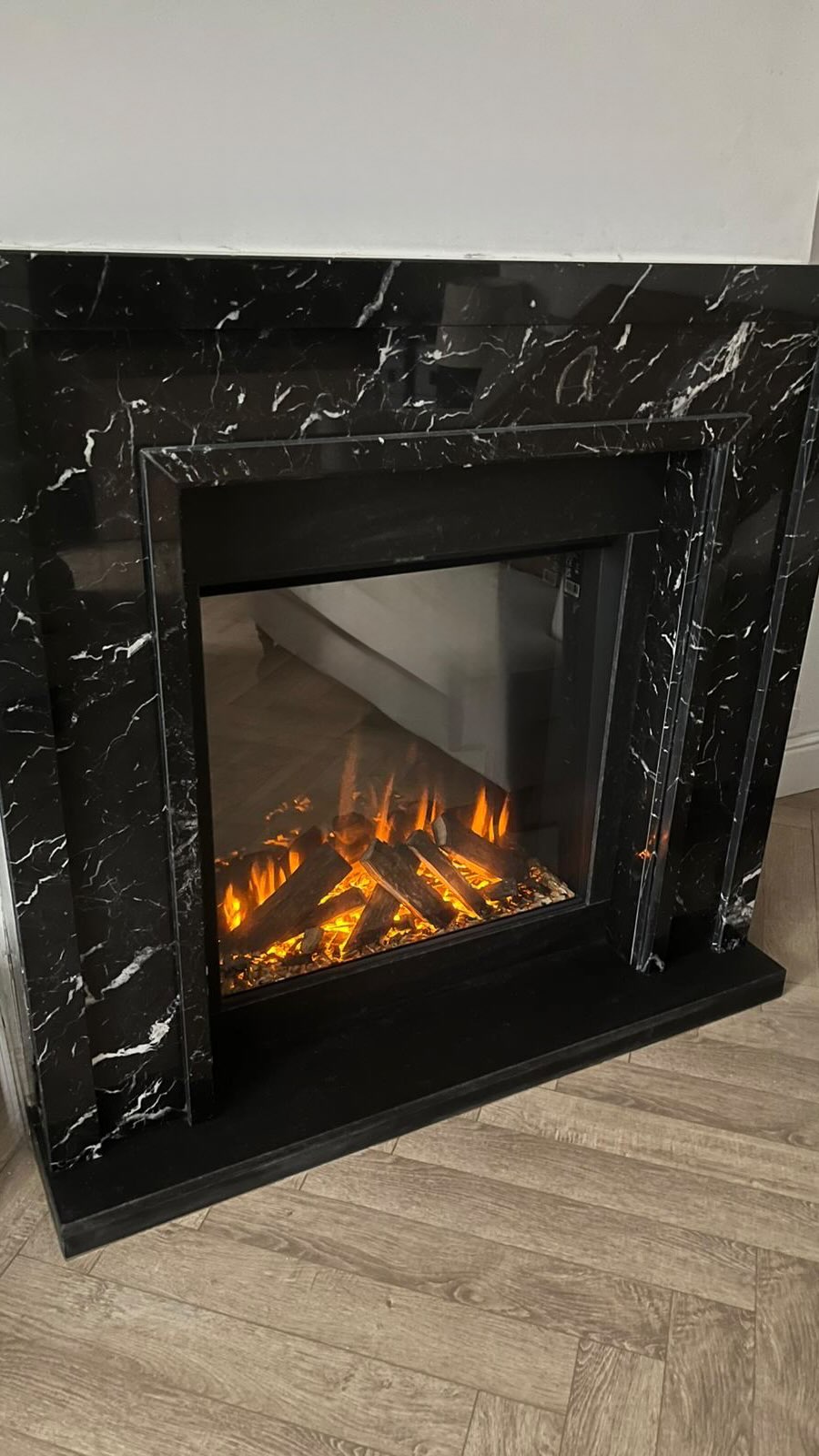 Do you 🖤?
Pictured here is our best-selling @britishfires 650SQ electric fire, paired with a stunning Nero Marquina Polished bespoke mantel, and finished with honed granite slips & hearth.
There was no margin for error as we required a 47” mantel on a 48” chimney. Our team had to make sure this bespoke mantel fit on the special-order hearth, around the fire, and on our customer’s chimney breast.
If you can dream it, we can deliver. A tailored, quality service from beginning to end.
#electricfireplace #marblefireplace #interiordesign #contemporarydesign #transitionalstyle #naturalstone #plumstead #southeastlondon #bexley #bexleyheath #welling #dartford #sidcup #chislehurst #bromley #bespoke #bespokefinishes #bespokefireplace #custommade