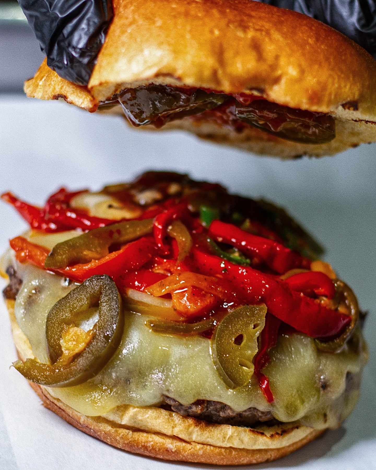 Our HotRod burger has a serious kick! ๐ฅ๐.. Can you handle the heat!? ๐ถ๏ธ๐ฅต
