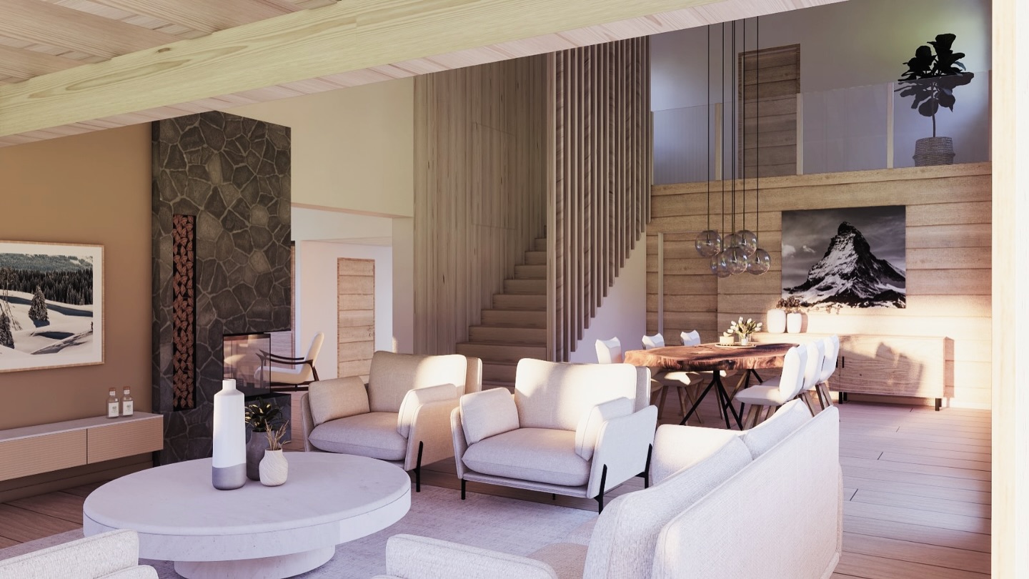 Modélisation d’un chalet qui verra le jour courant 2025🍂✨ Bois naturel, pierres authentiques, une cheminée chaleureuse et une décoration élégante… Tout pour des moments inoubliables en famille.
@maurice_beaud_fils
@larchcollectif
#ChaletDesign #Architecture #MomentsEnFamille