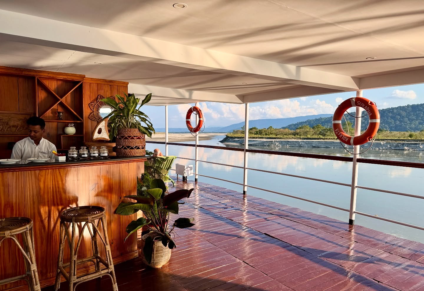 Our petit expedition cruise ship - ABN Sukapha is one of our favourite vessels with so much character designed for the explorer spirited feel.
#assambengalnavigation
#brahmaputrarivercruise
#lovewithabncruises
#abnsukapha
.
.
.
#conscioustravel #slowtraveller #expeditioncruising #smallshipcruise #rivercruiser #smallshipcruising #rivercruiseship #rivercruiselife #northeastindiatravel