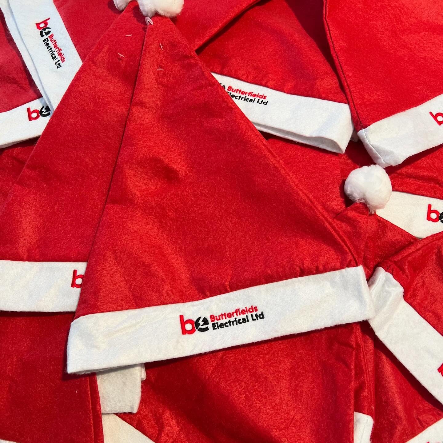 These Santa hats for Butterfields Electrical were great! Very festive!
❄️
#happyjapan #embroidery #embroidered #embroiderymachine #machinery #colours #threads #embroiderythreads #thread #maderia #maderiathreads #embroiderydesign #colourful #spools #cones #maderia #happy #happyembroidery #santa #santahat #festive #christmas #hat #festivespirit