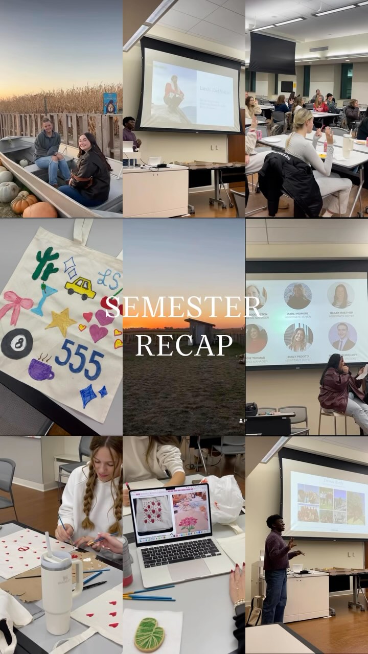 Little semester recap ⭐️ we love we appreciate you all. Until next time!