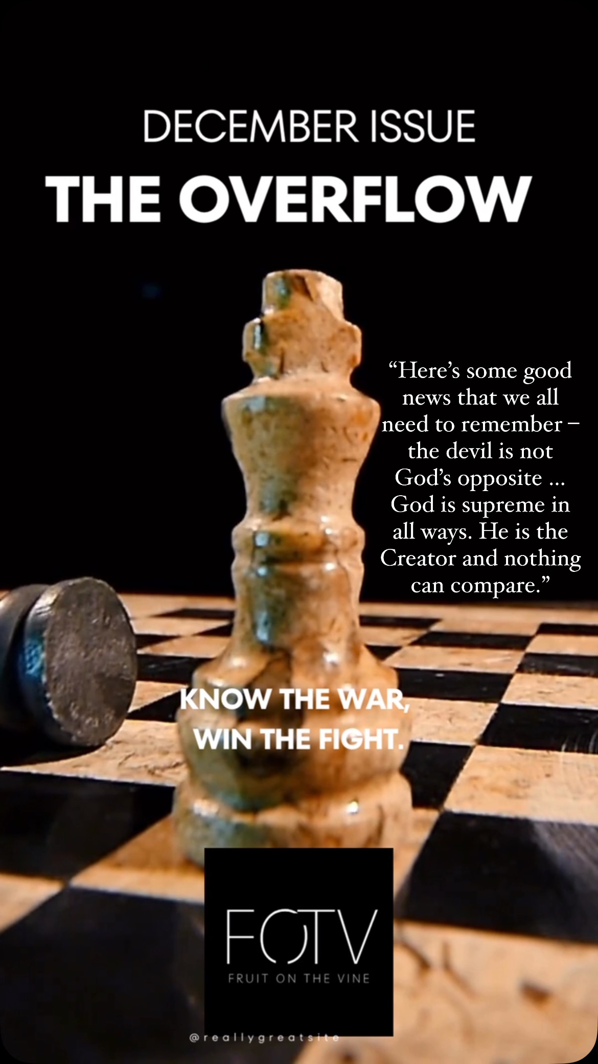 December issue of The Overflow out now! - Know the war, win the fight - Link in bio.